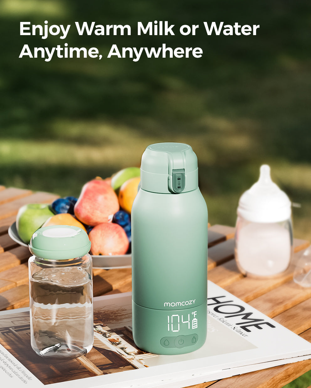 Portable Milk Warmer + 22oz Cooler – On-the-Go Bundle