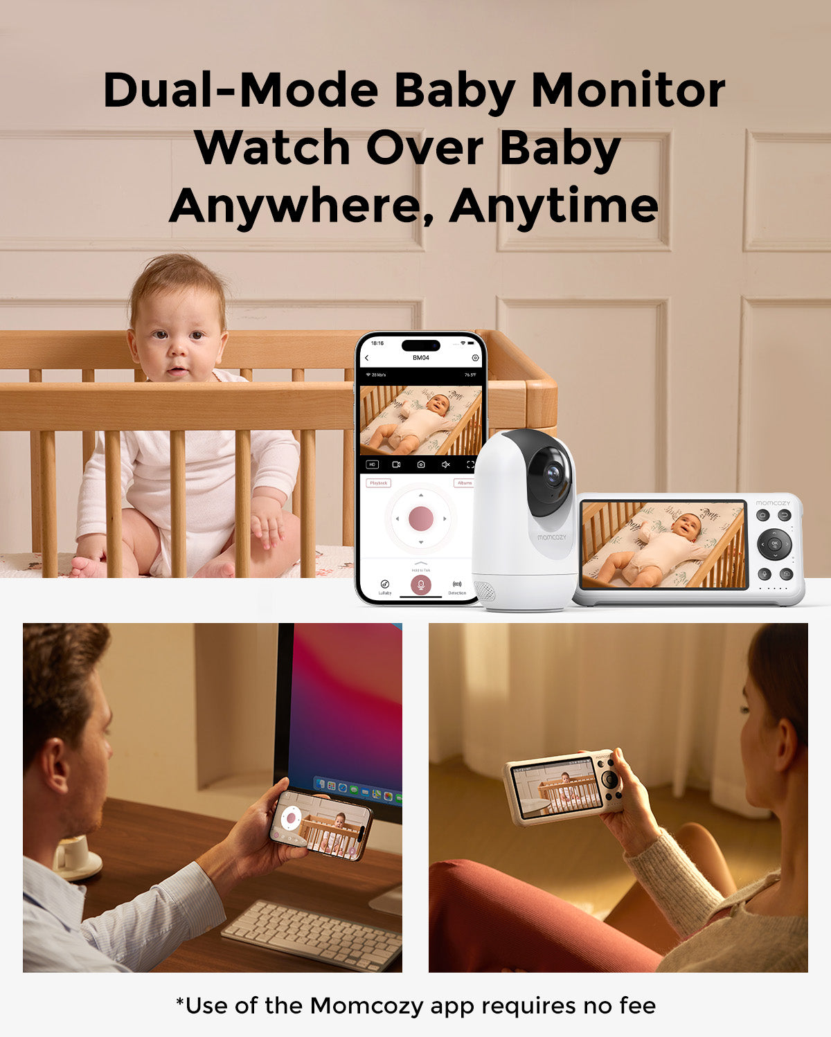 1080p Full HD Camera for Video Baby Monitor BM04