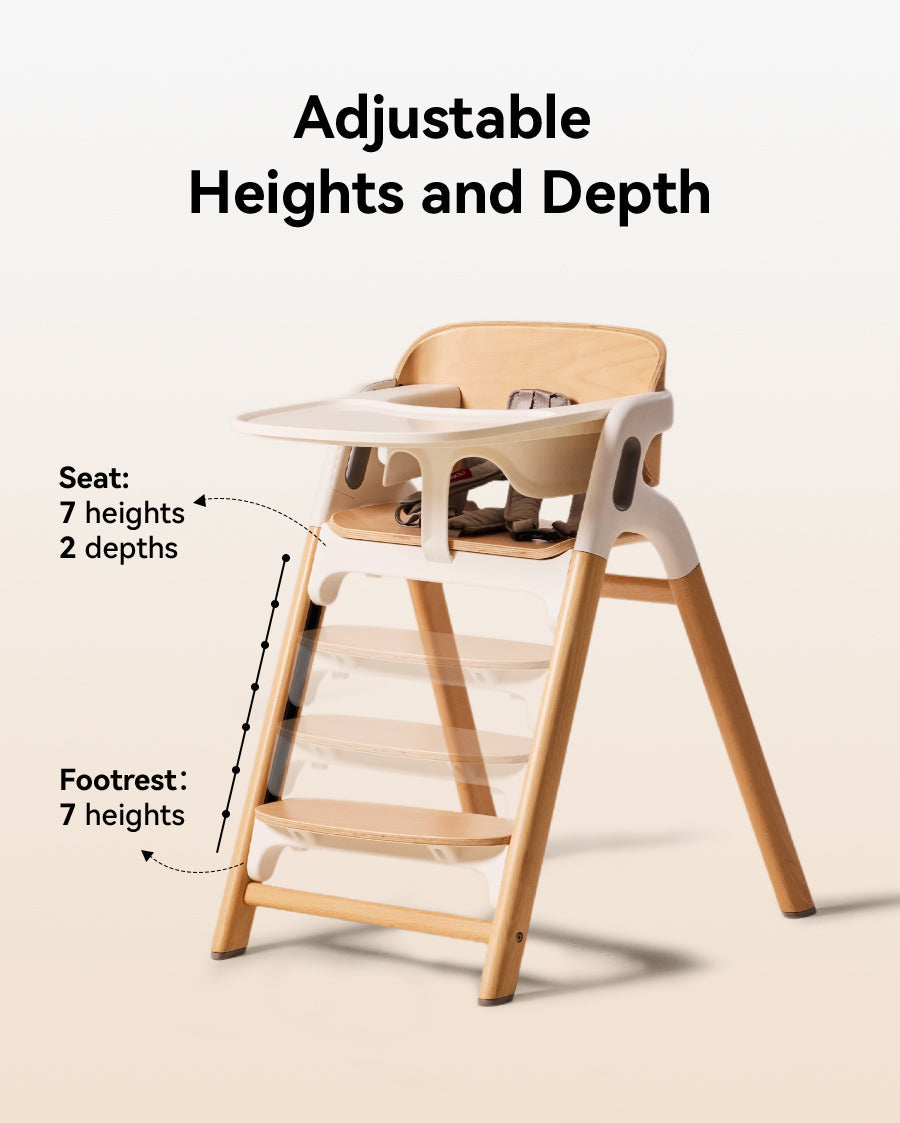 Momcozy DinerPal High Chair and Soft Cushion