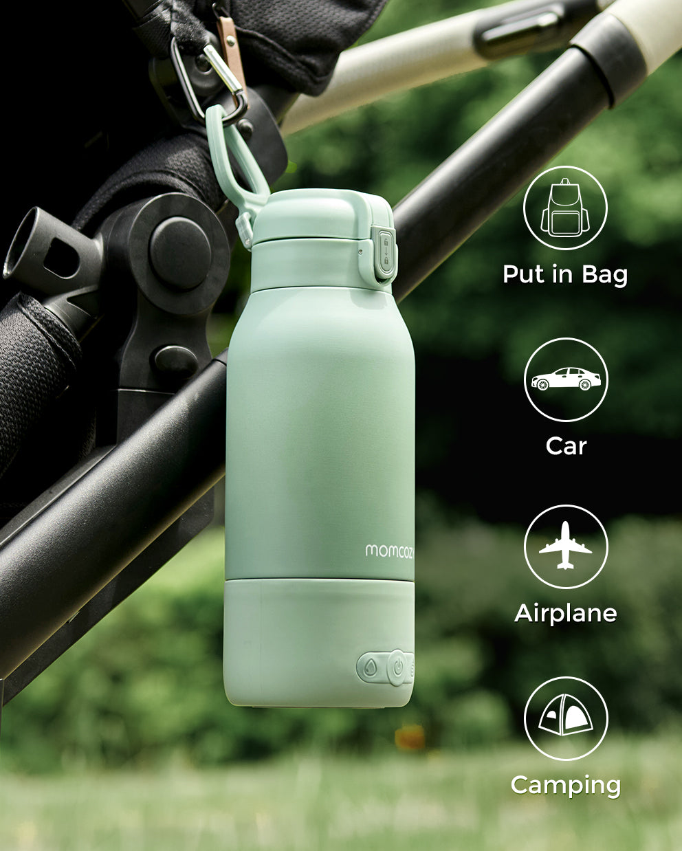 Portable Milk Warmer + 22oz Cooler – On-the-Go Bundle