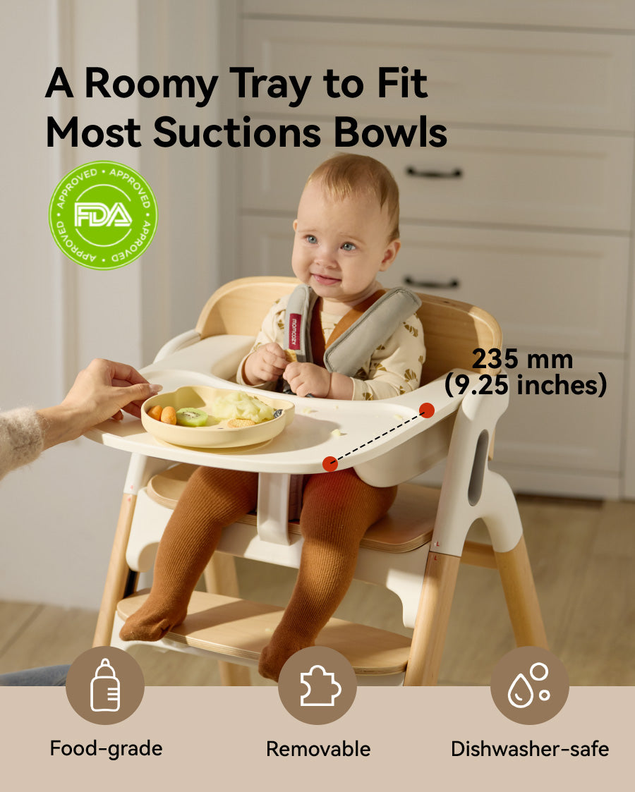 Momcozy DinerPal High Chair and Soft Cushion