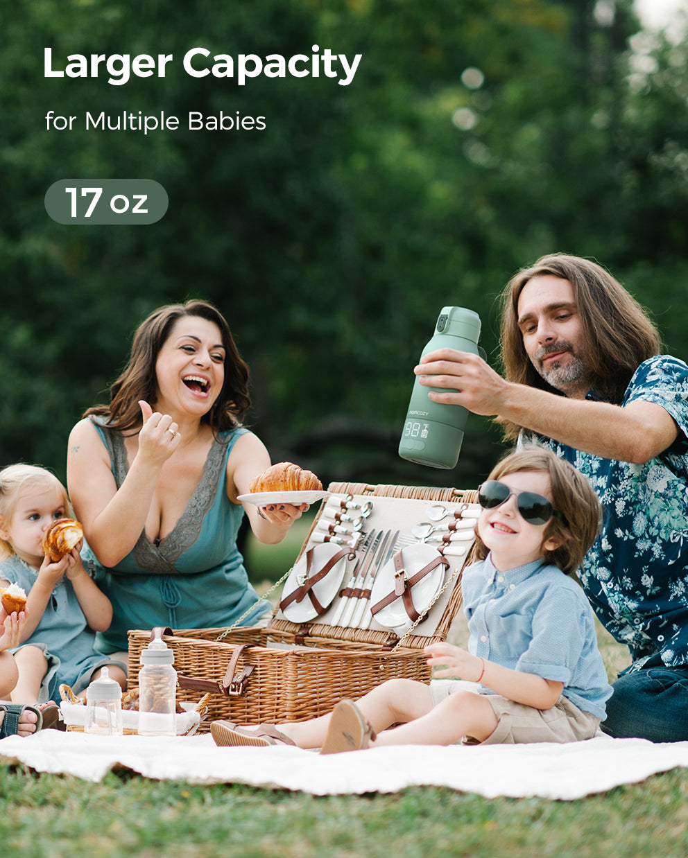 Portable Milk Warmer + 22oz Cooler – On-the-Go Bundle