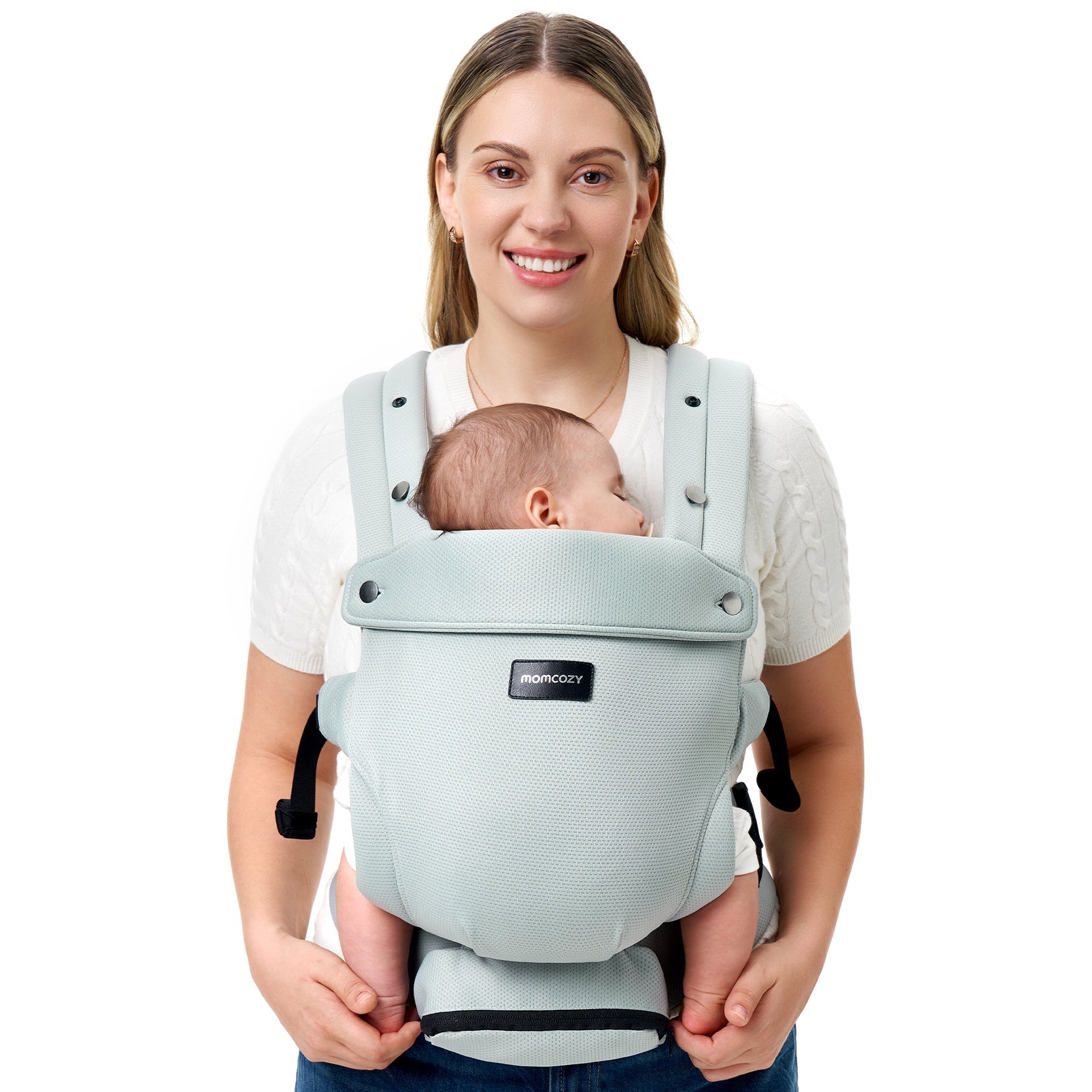 Momcozy WeeSnug Babytrage für Neugeborene