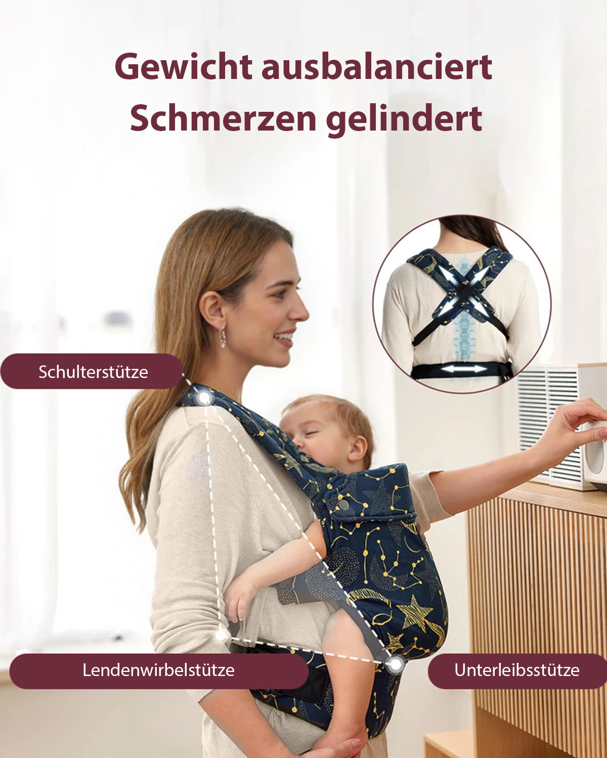 Momcozy PureHug Babytrage