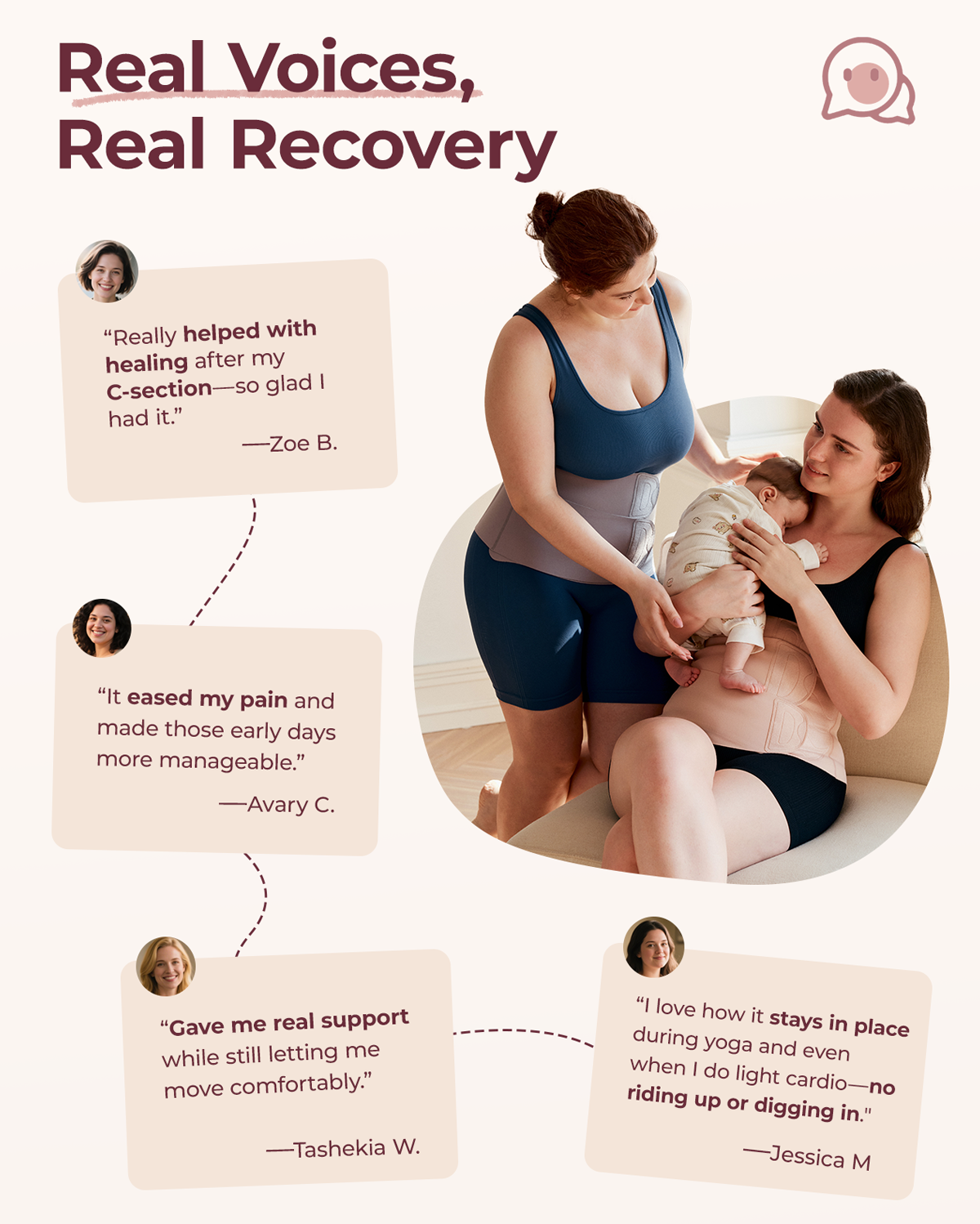 Momcozy Ergowrap Postpartum Belly Band