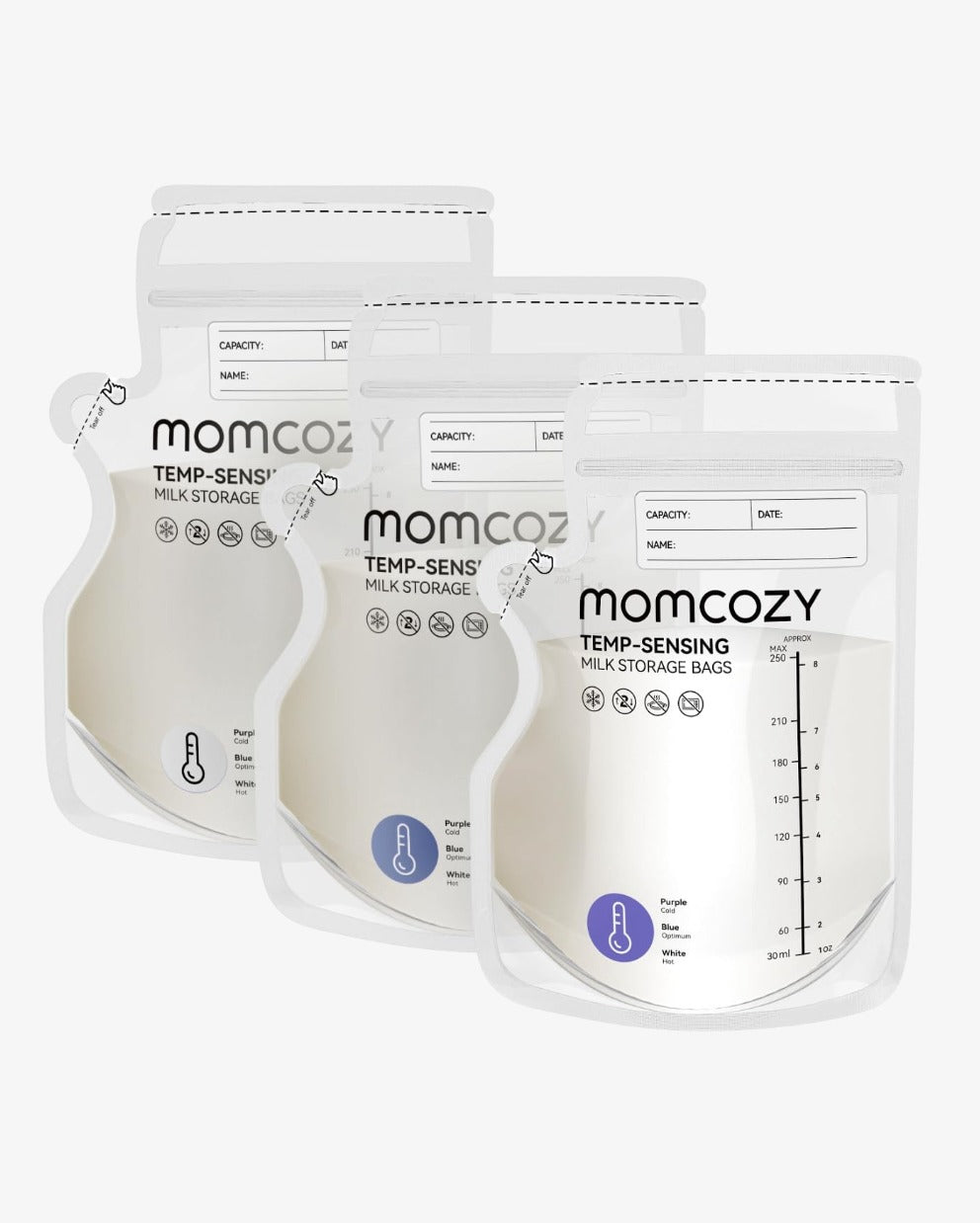Momcozy Milchaufbewahrungsbeutel mit Ausgießer