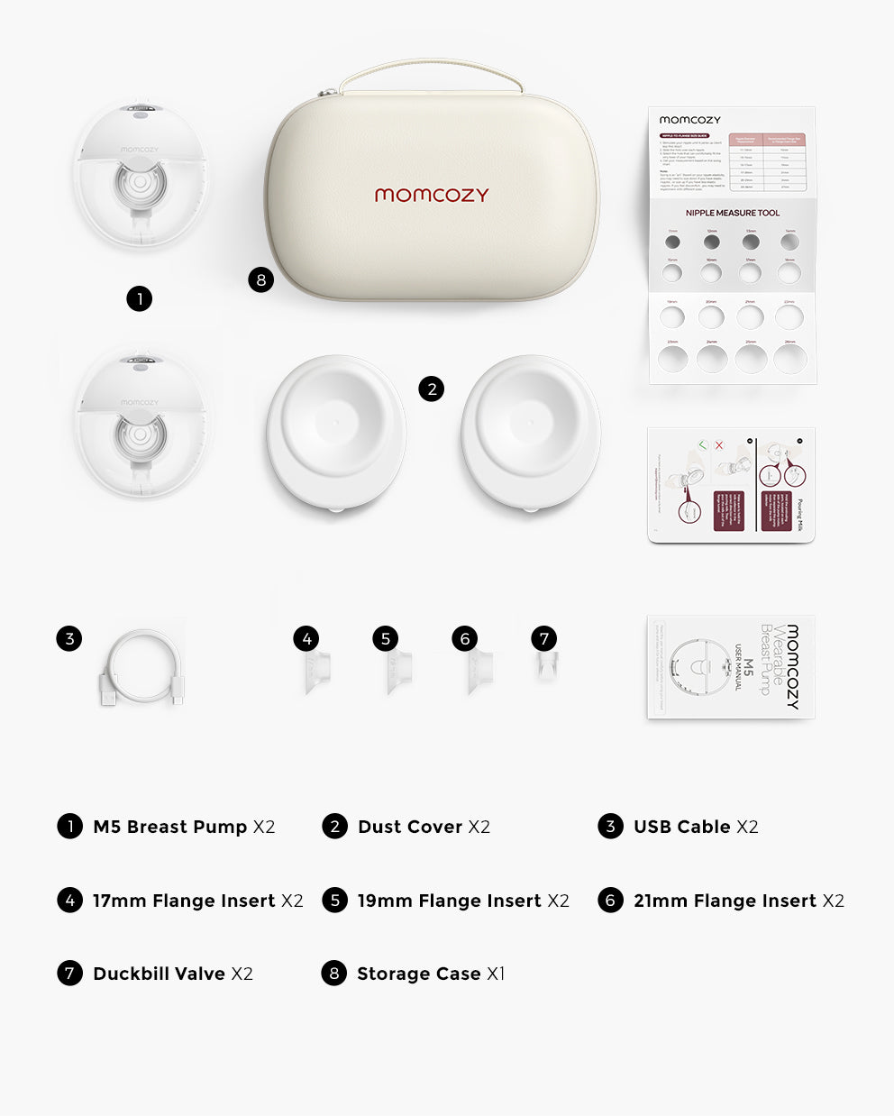 On-the-Go Bundle: M5 Hands-free Breast Pump and PureHug Baby Carrier