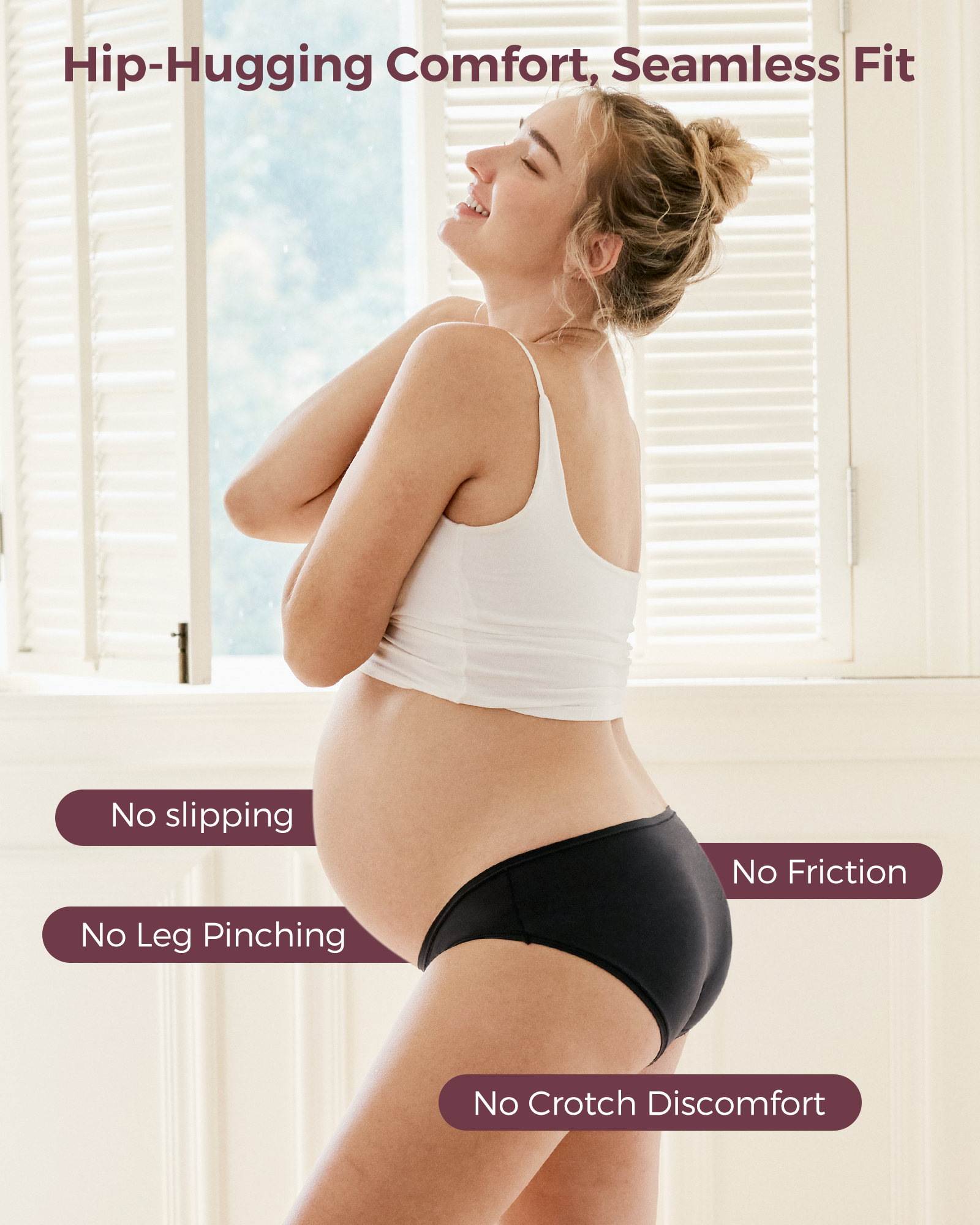 Momcozy SkinHug Mask-Feel Maternity Underwear - 3 Pack