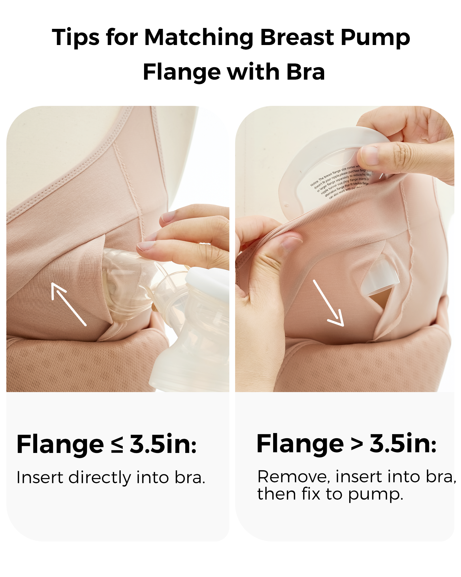 Momcozy Tencel™ Fabric Seamless Breast Pump Bra