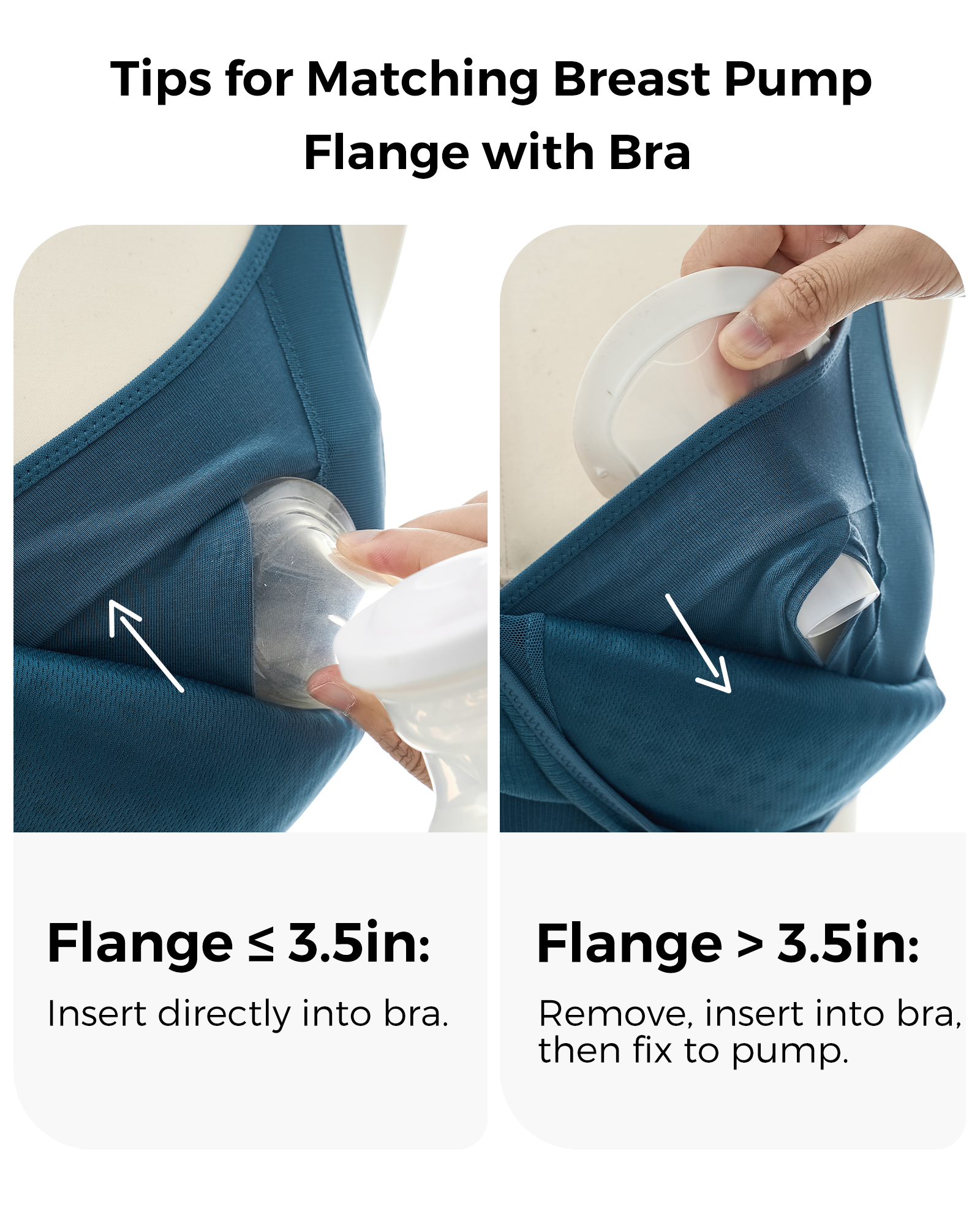 Momcozy Tencel™ Fabric Seamless Breast Pump Bra