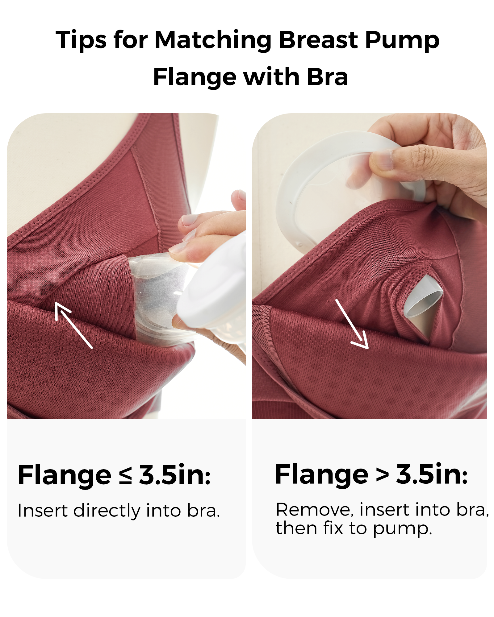 Momcozy Tencel™ Fabric Seamless Breast Pump Bra