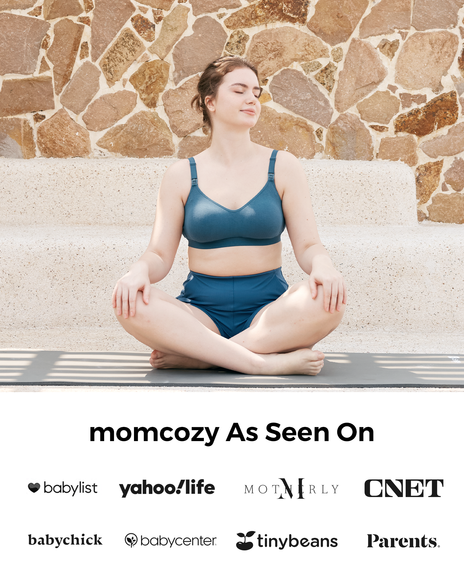 Momcozy Tencel™ Fabric Seamless Breast Pump Bra
