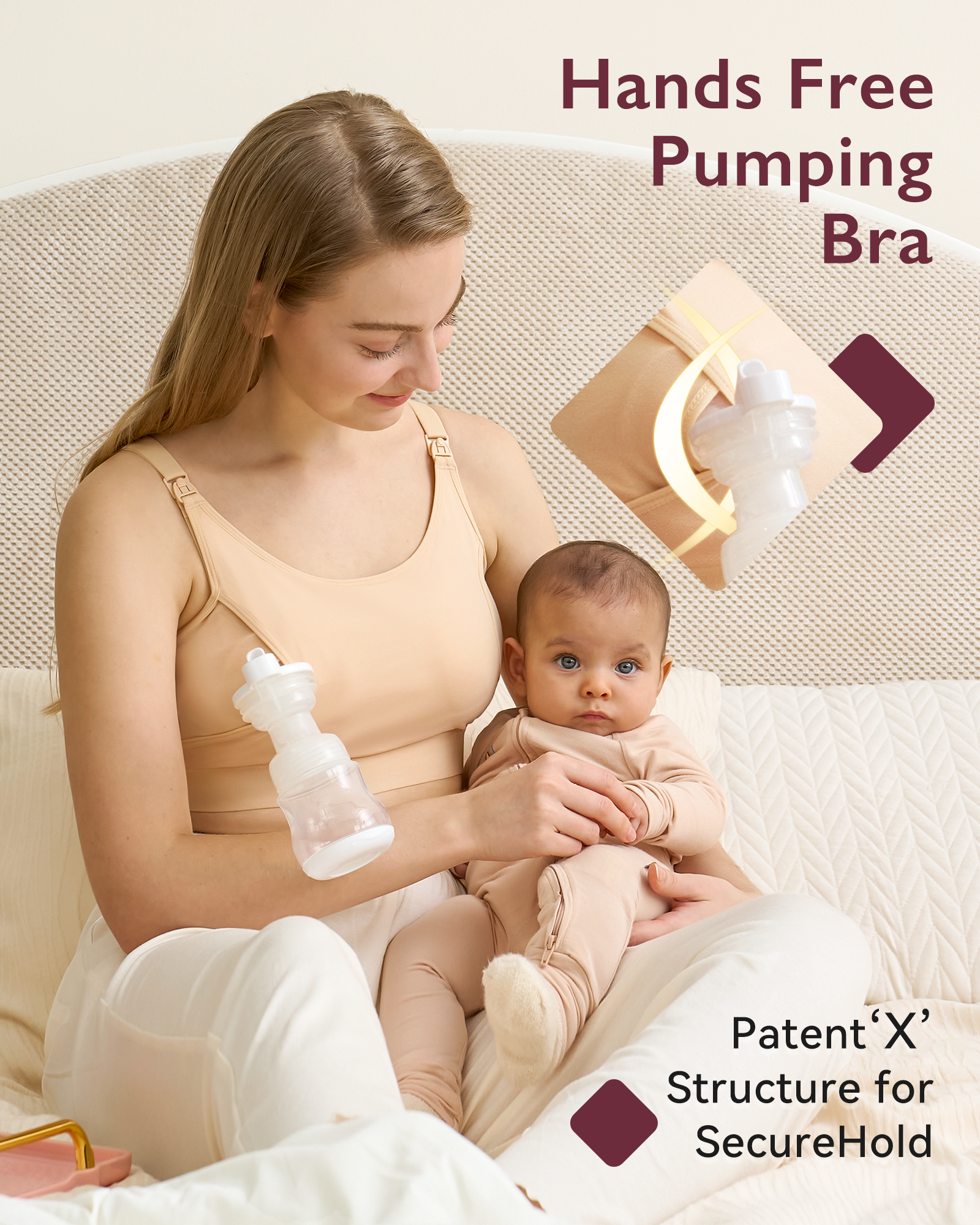 Original Hands-Free Pumping Bra | New Color