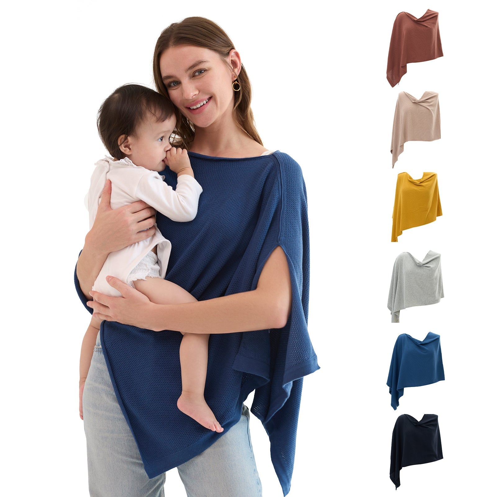Momcozy Stilldecke - Weicher, atmungsaktiver, vielseitig einsetzbarer Poncho