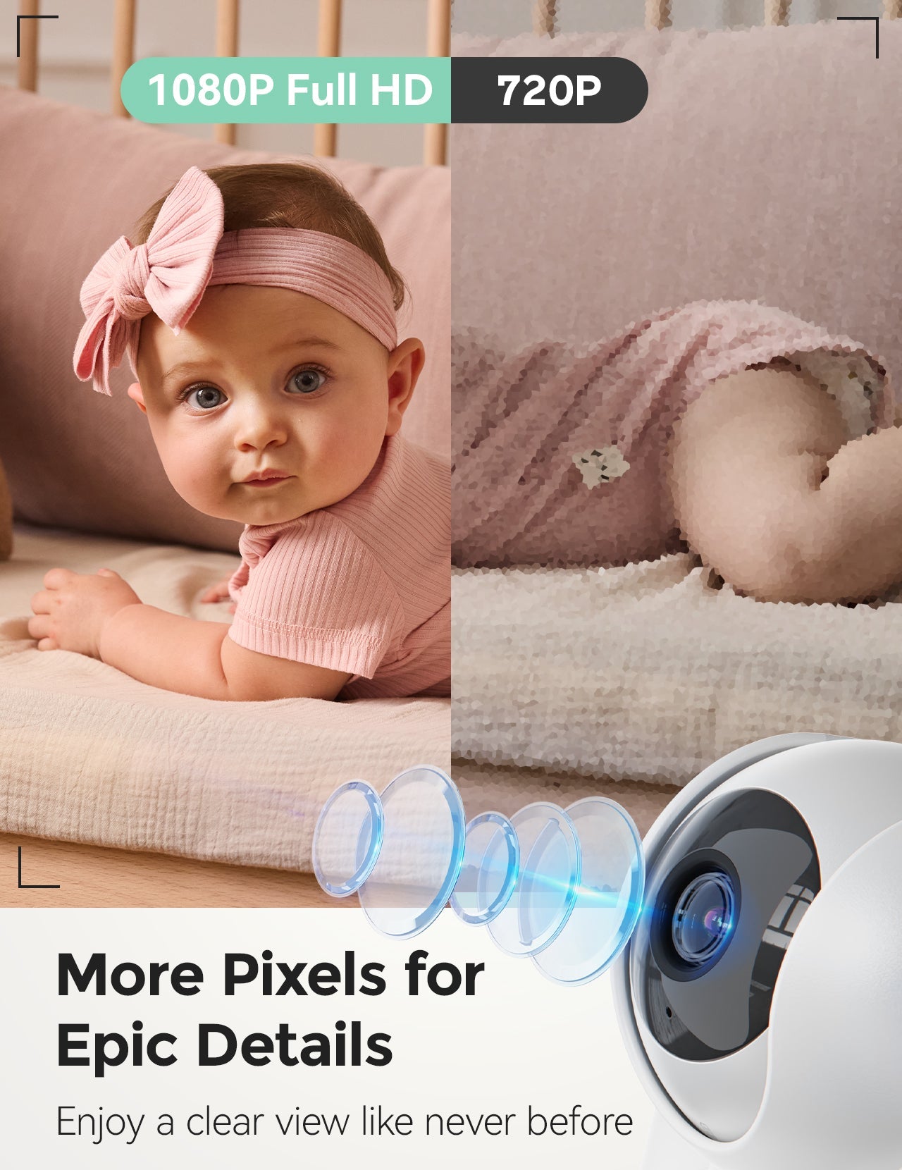 1080p Full HD Kamera für Videobabyphone BM03