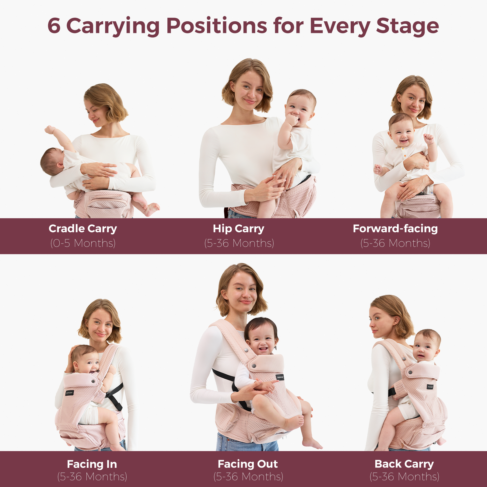 Momcozy Move2Fit Hip Seat Carrier