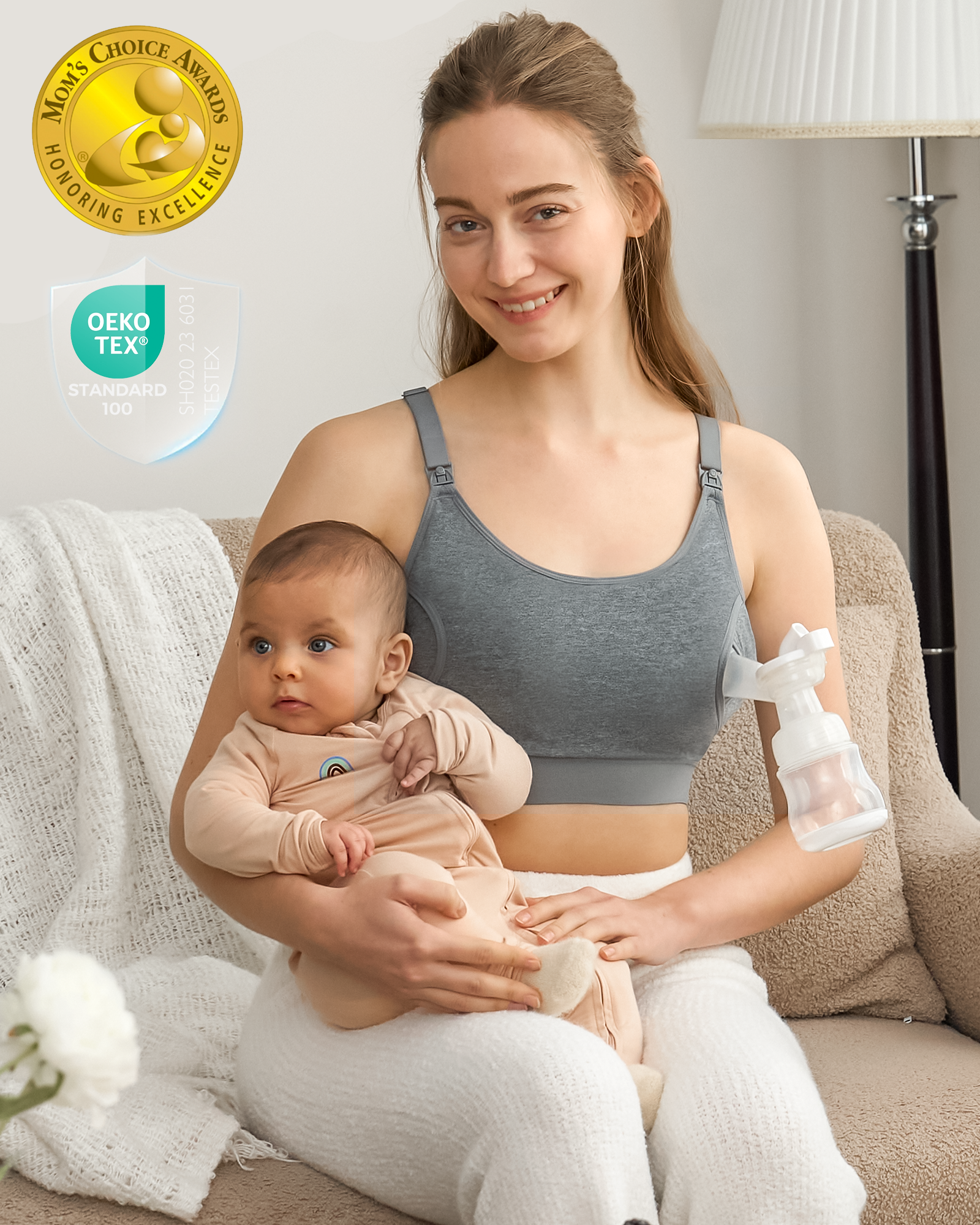 Original Hands-Free Pumping Bra | New Color