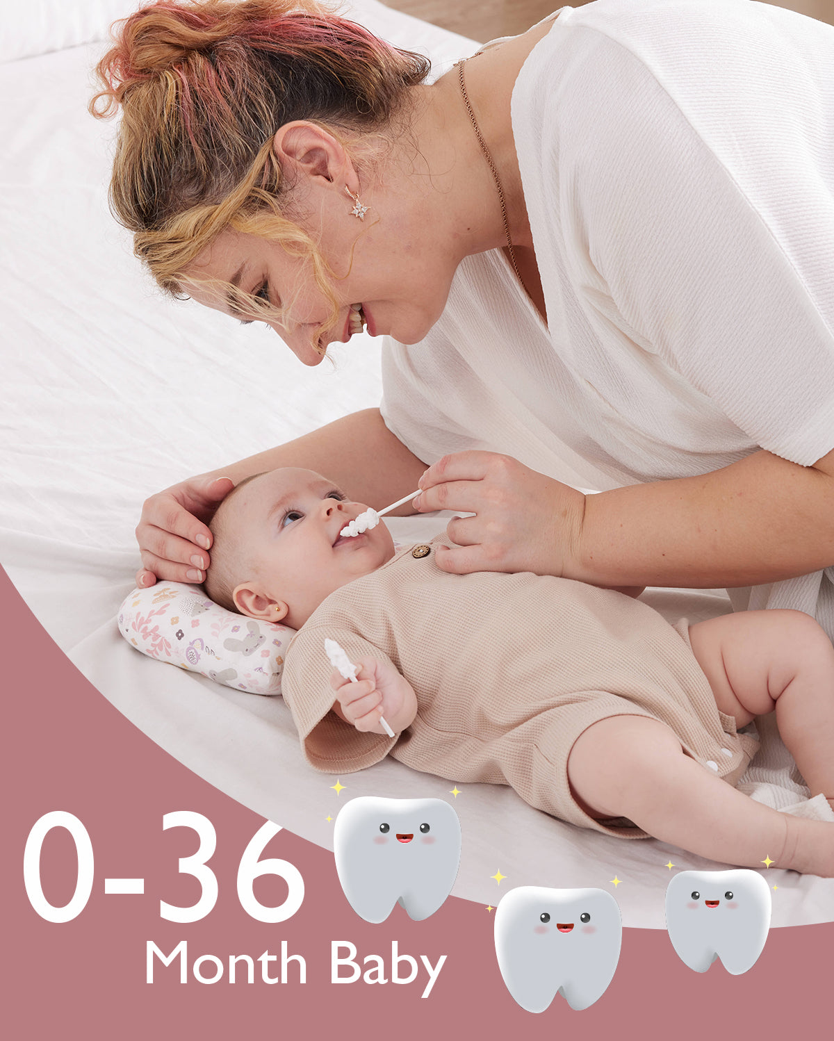Momcozy Mundpflege-Serie: Zungenreiniger(40ct)