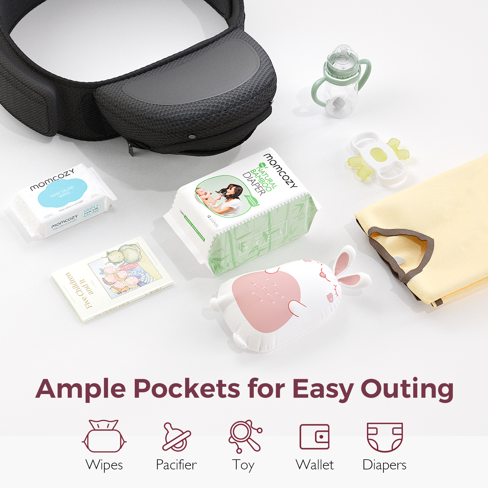 Momcozy Move2Fit Hip Seat Carrier