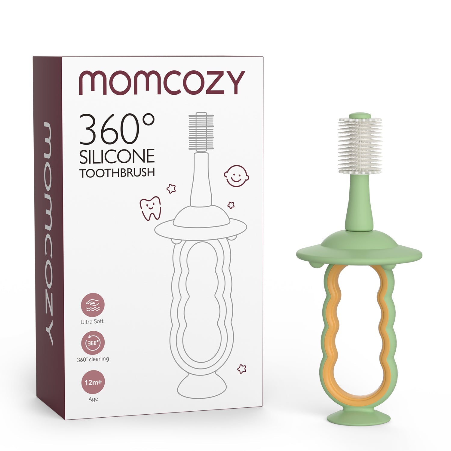 Momcozy Mundpflege-Serie: Baby-Zahnbürste