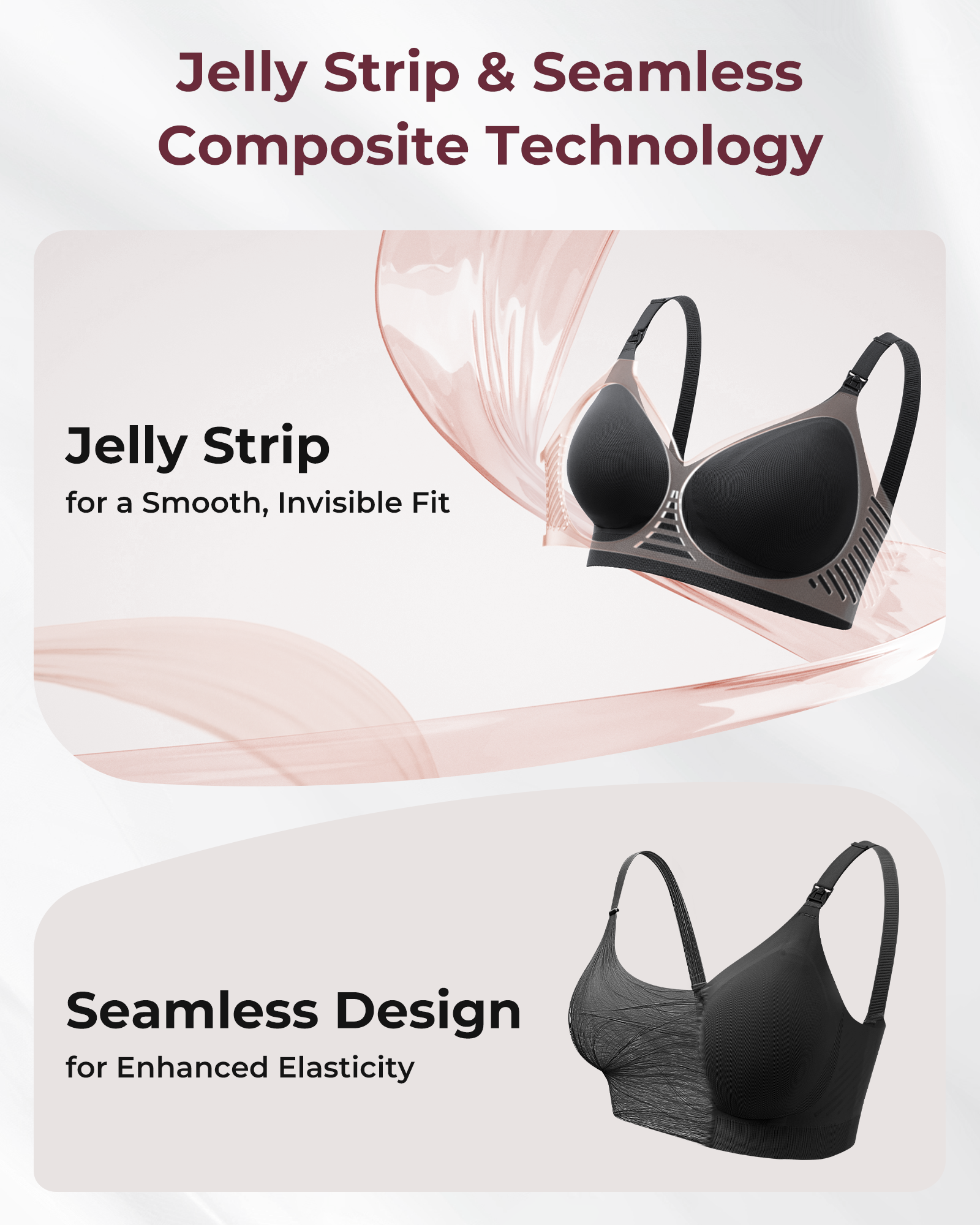 Momcozy CoolFit Nursing Bra—Ultra Stretch