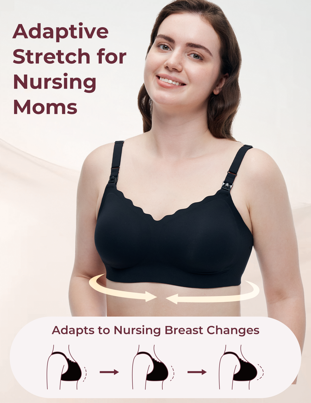 Momcozy Cooling Hands-Free Nursing & Pump Bra