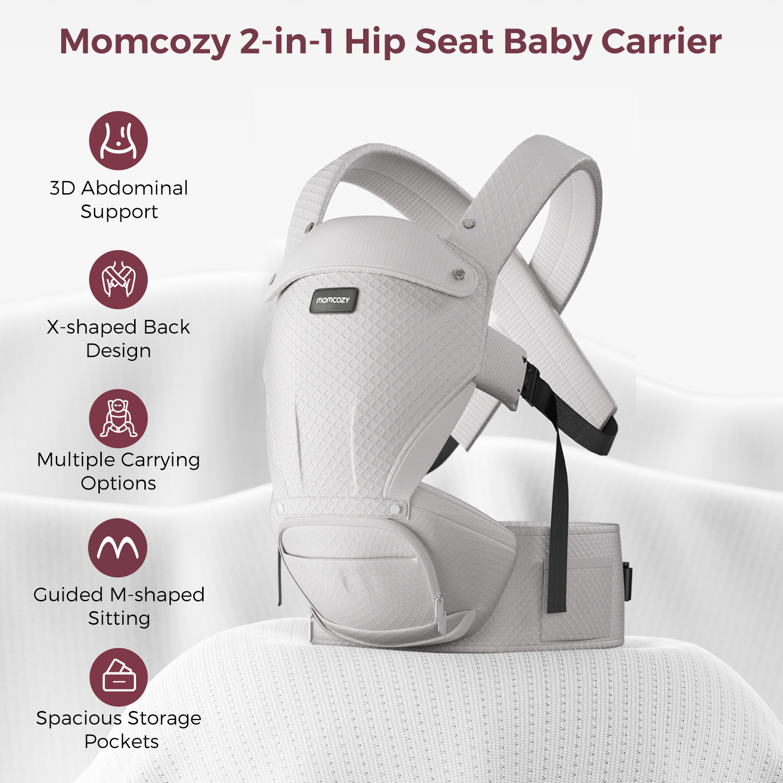 Momcozy Move2Fit Hip Seat Carrier
