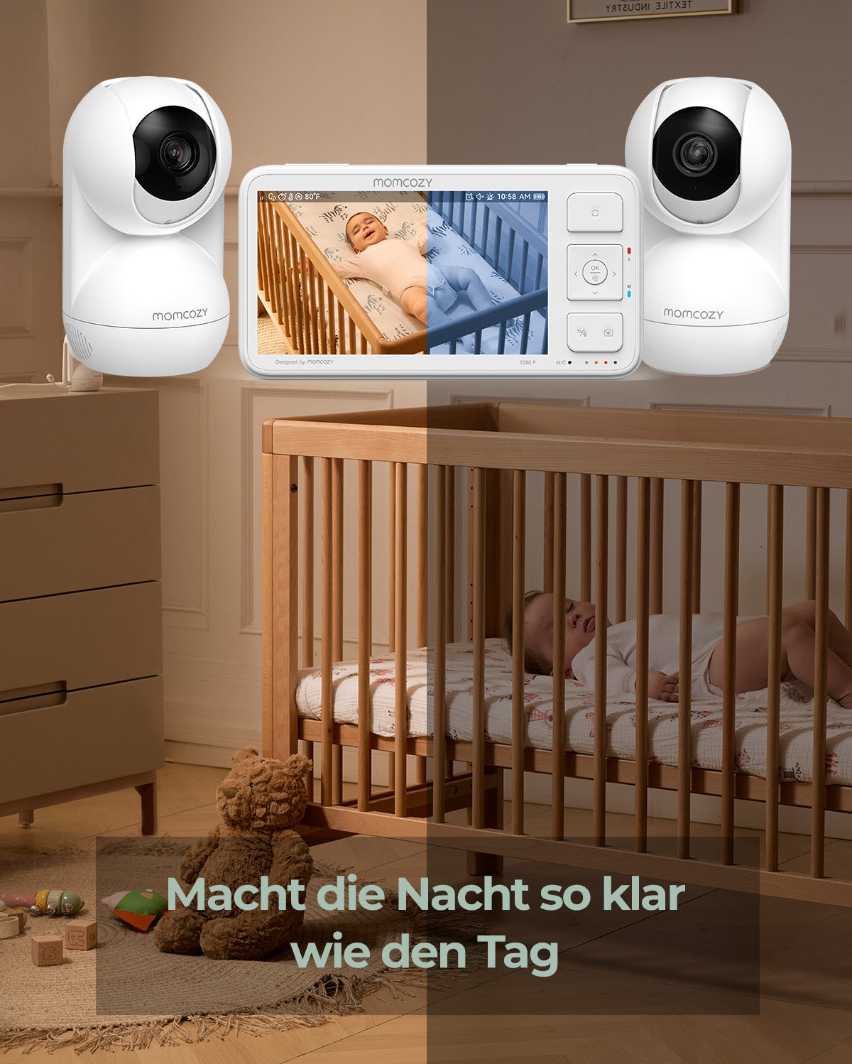 Momcozy 5,5'' Voll HD Video Babyphone - BM03