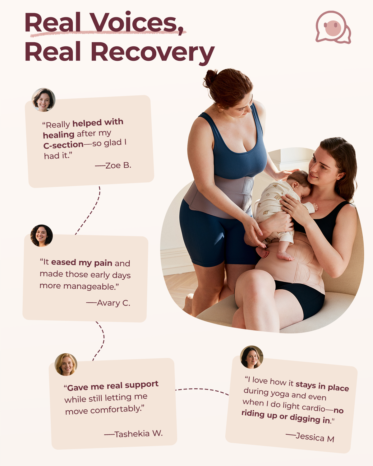 Momcozy Ergowrap Postpartum Belly Band