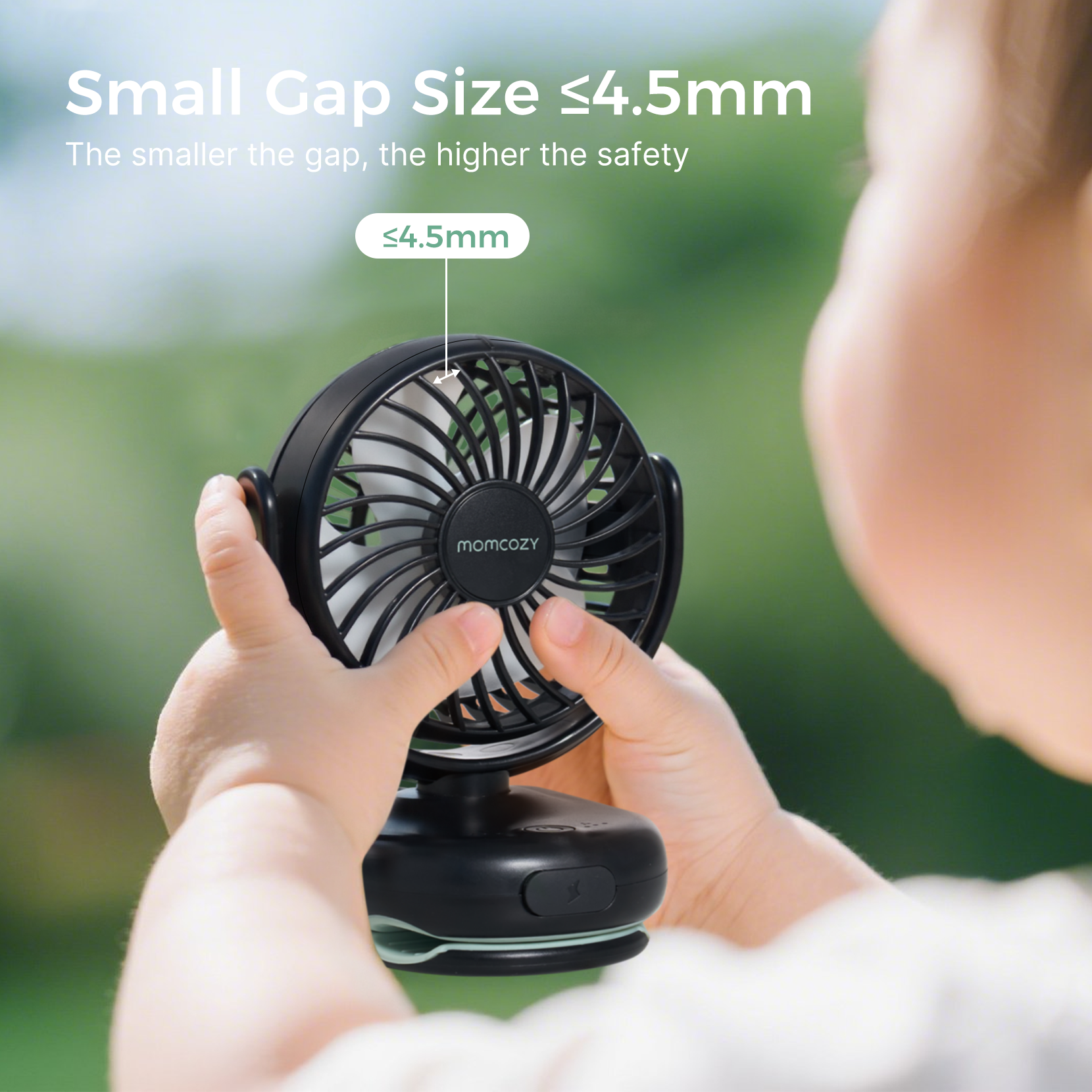 Momcozy Clip-On 4-Speed Stroller Fan
