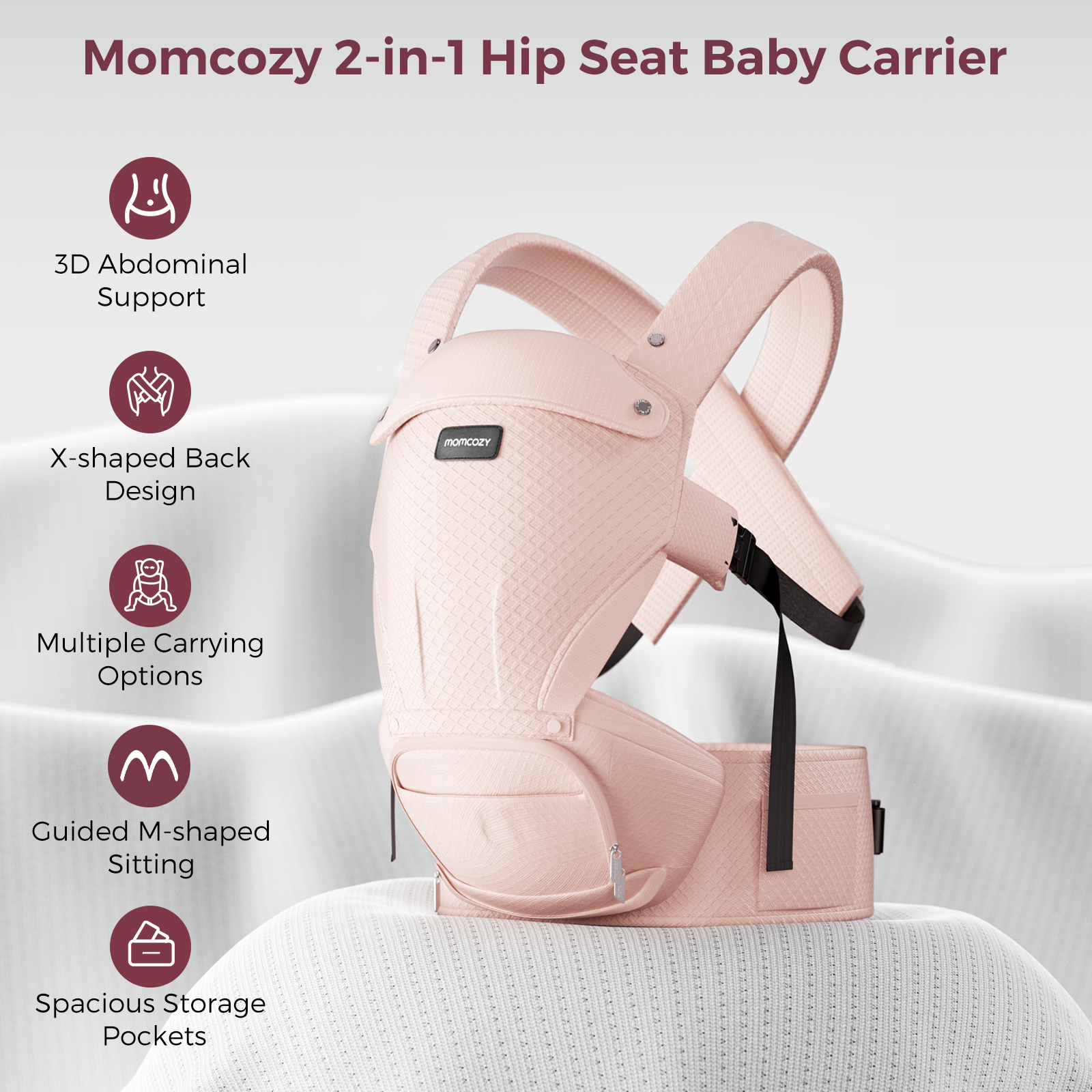 Momcozy Move2Fit Hip Seat Carrier