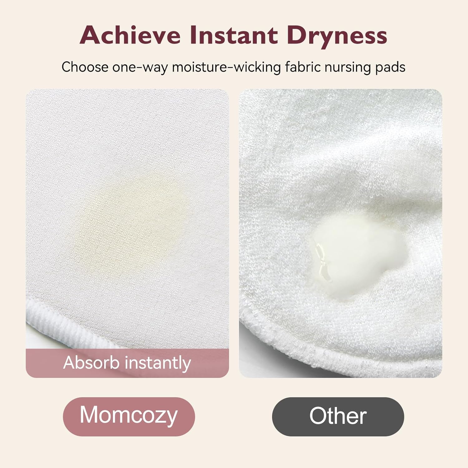 Momcozy ultra-dünn wiederverwendbare Brustpolster