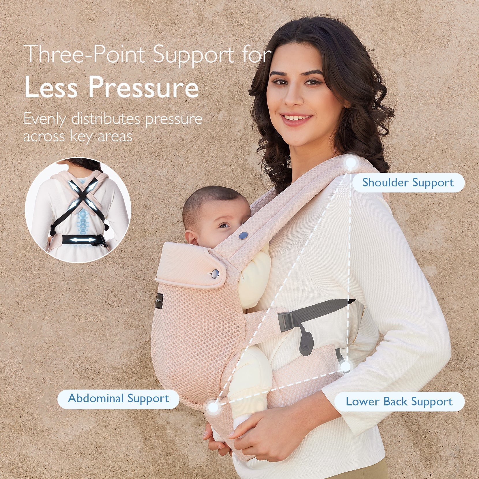 Momcozy PureHug Baby Carrier - Black