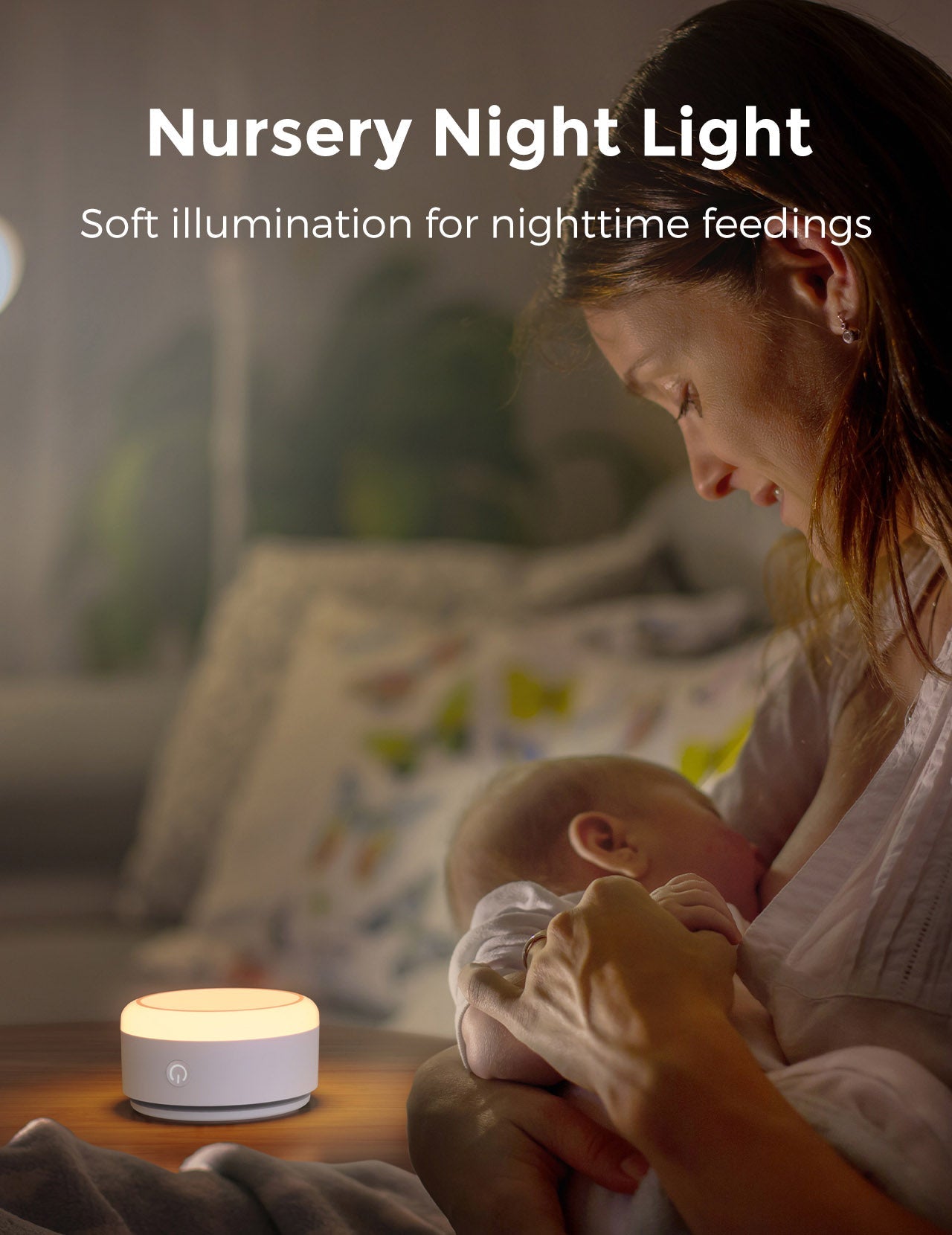 Momcozy Baby Sound Machine - Long Battery Life （Warm Light）