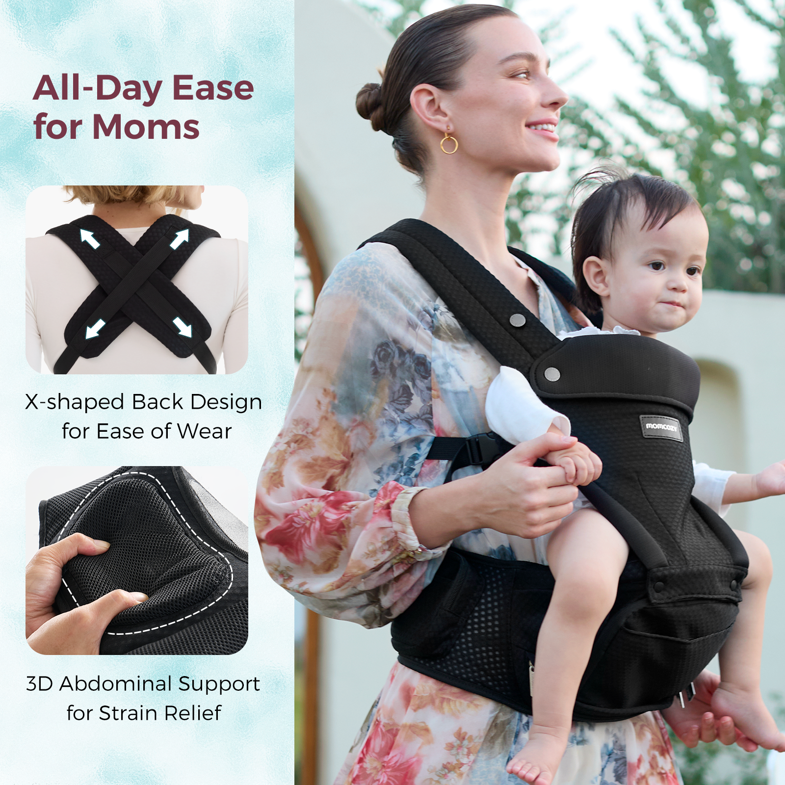Momcozy Move2Fit Hip Seat Carrier