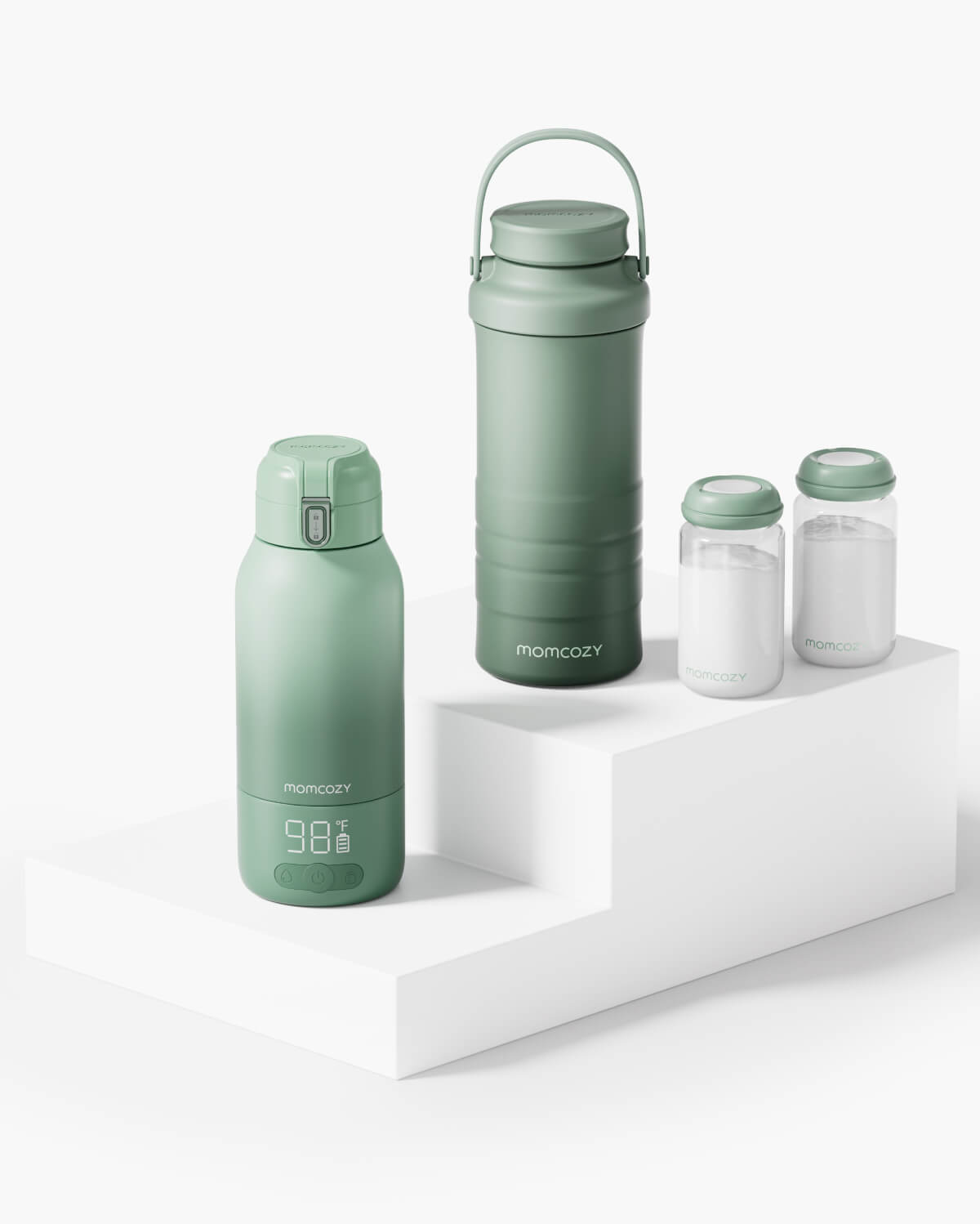 Portable Milk Warmer + 22oz Cooler – On-the-Go Bundle