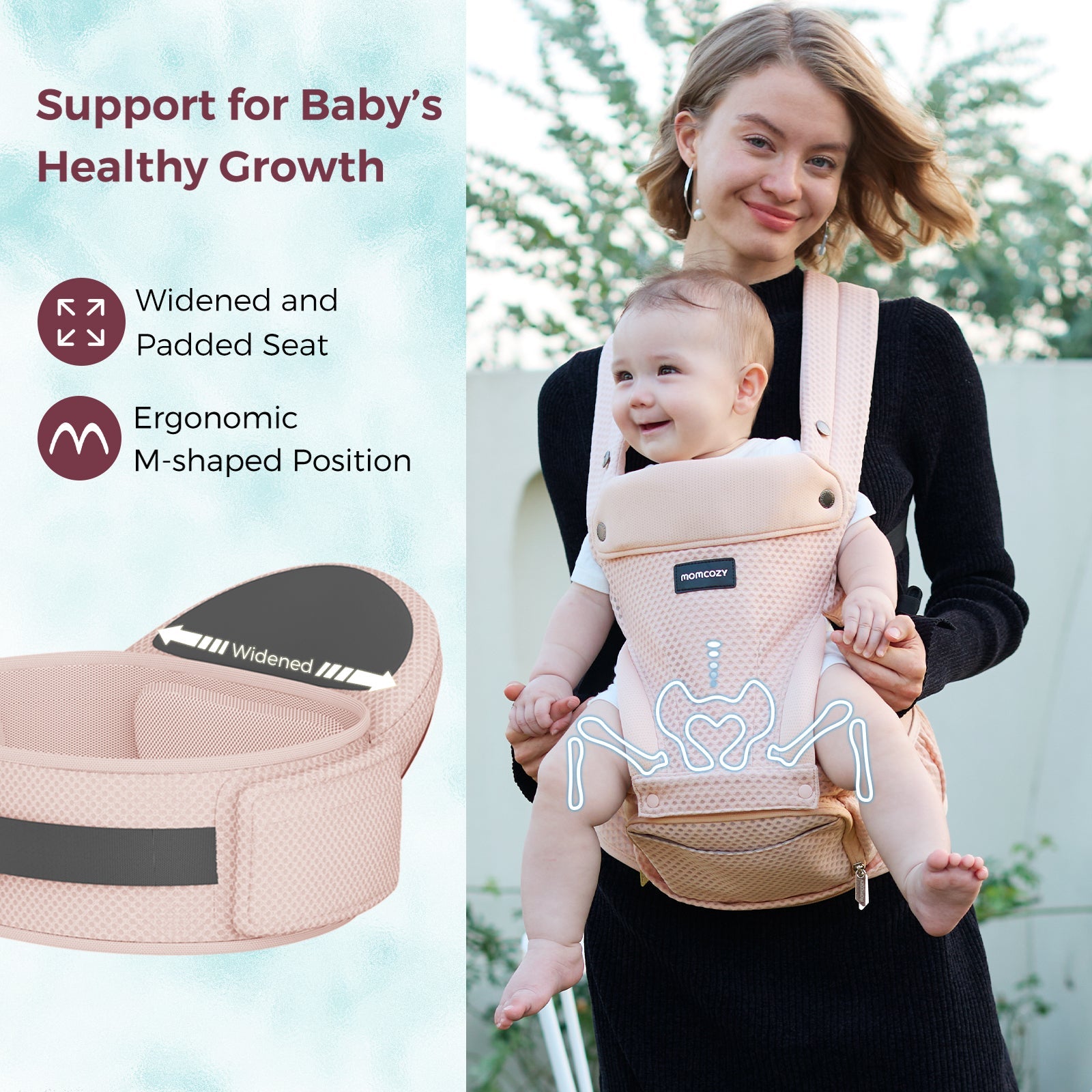 Momcozy Move2Fit Hip Seat Carrier