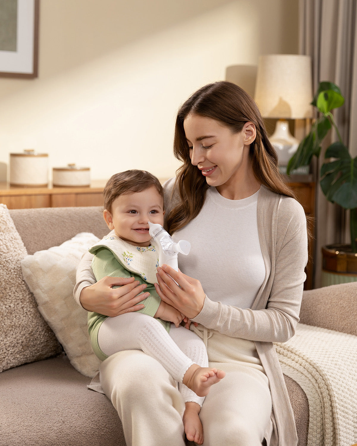 Momcozy 2-in-1 Spray & Suction Electric Nasal Aspirator