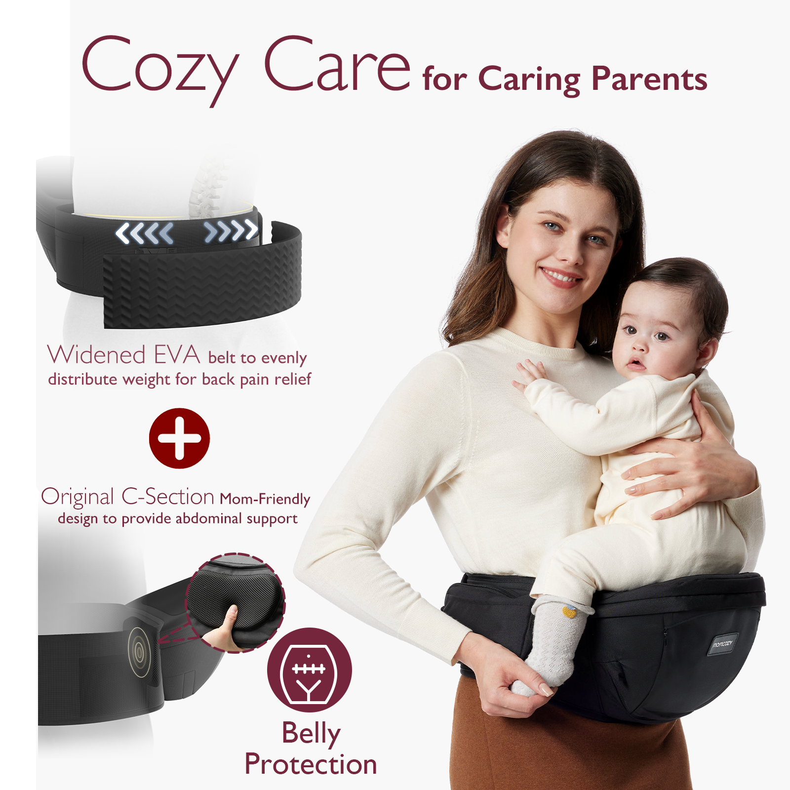 Momcozy Wander360 Hüftsitztrage