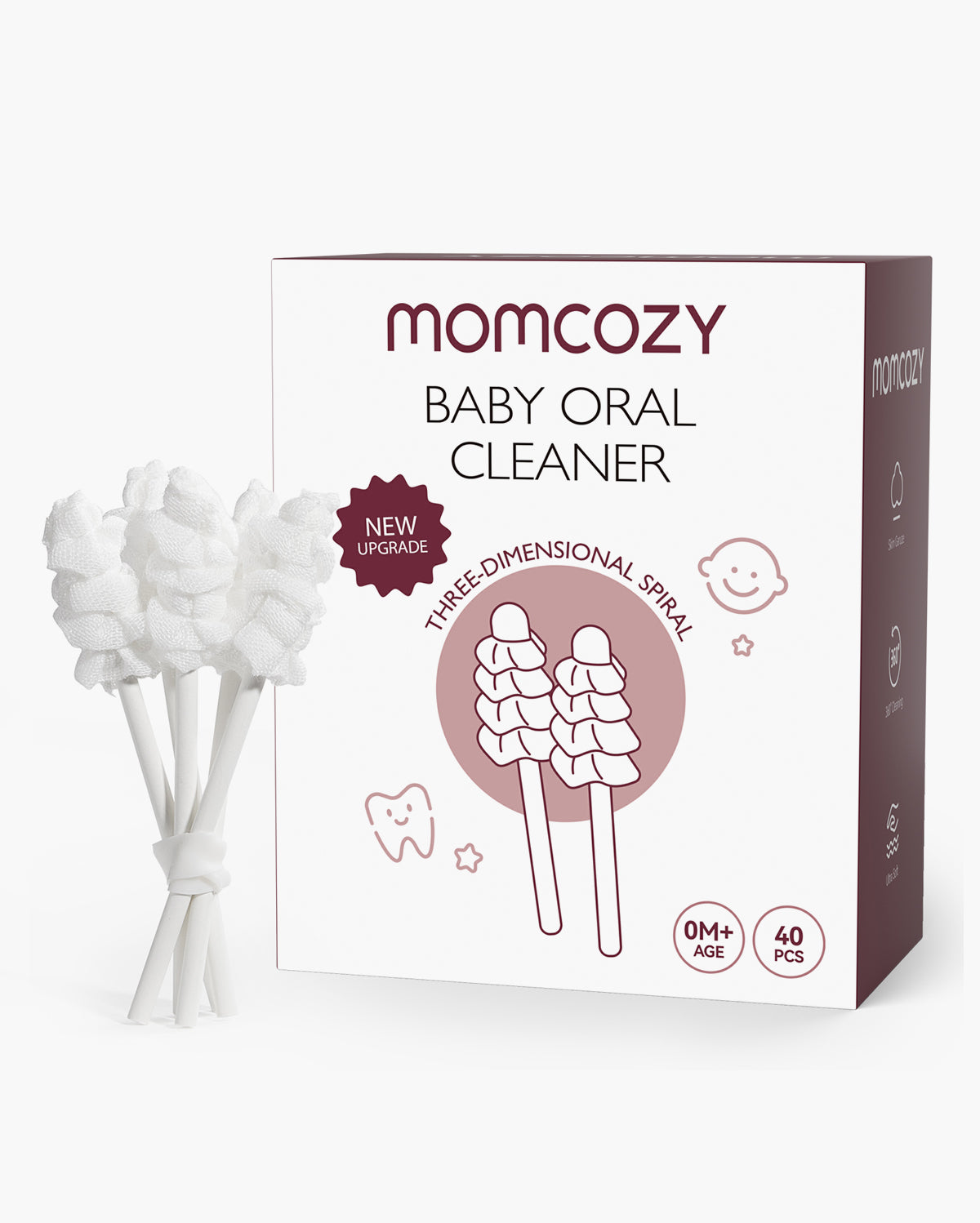Momcozy Mundpflege-Serie: Zungenreiniger(40ct)