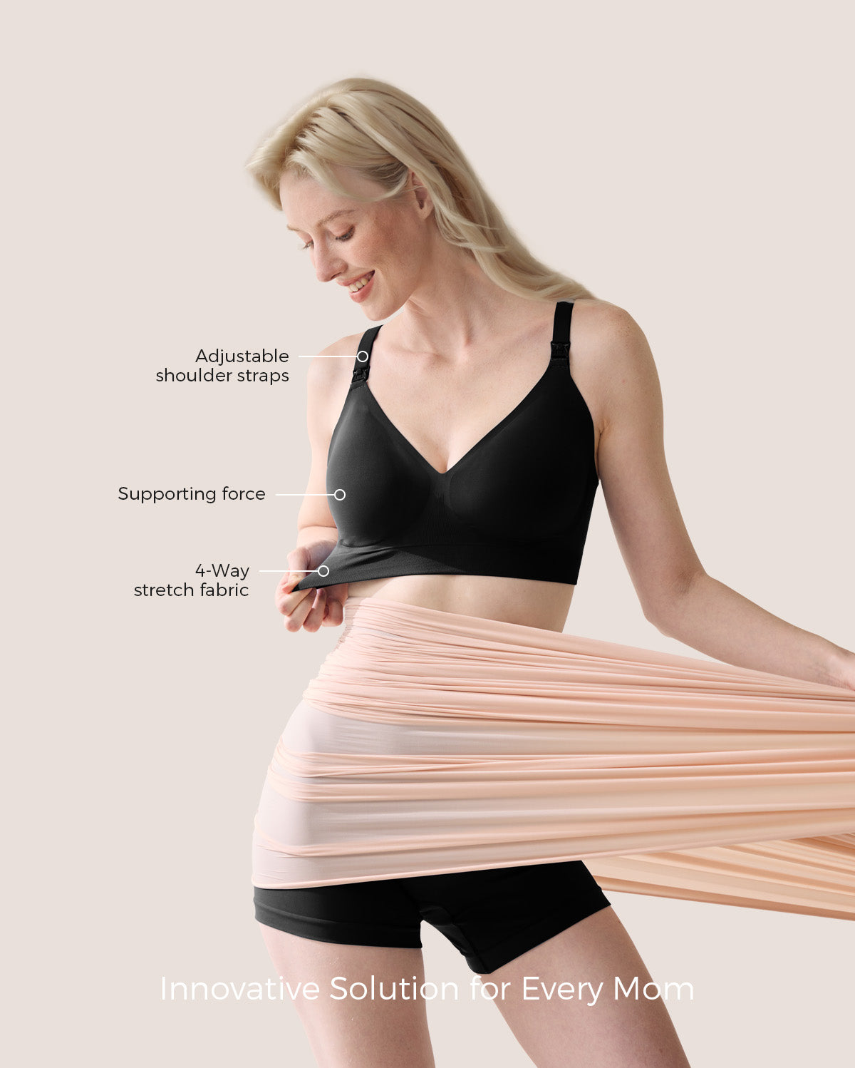 Momcozy CoolFit Nursing Bra—Ultra Stretch