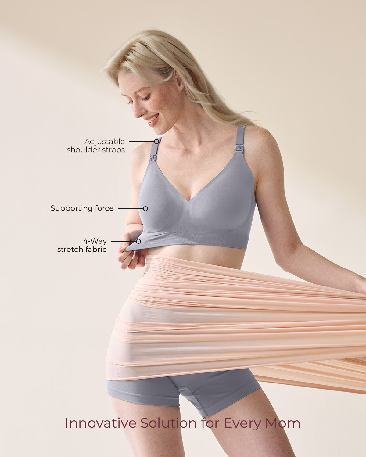 Momcozy CoolFit Nursing Bra—Ultra Stretch