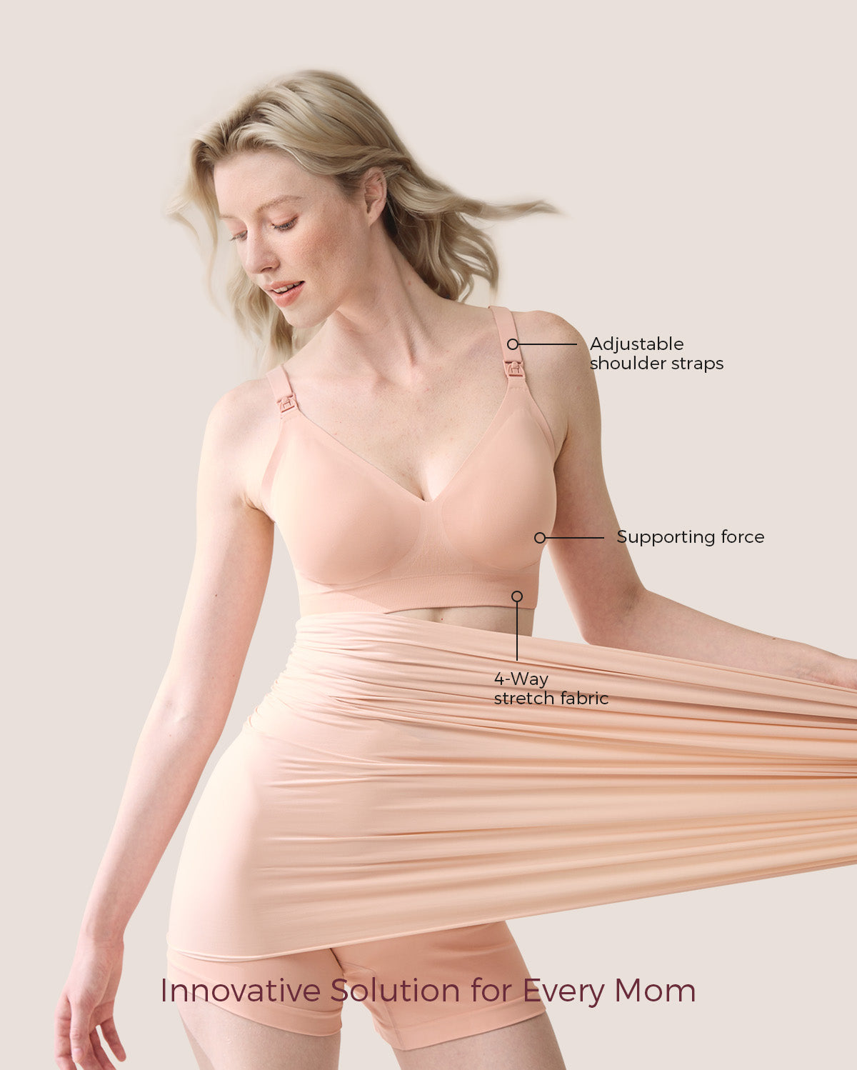 Momcozy CoolFit Nursing Bra—Ultra Stretch