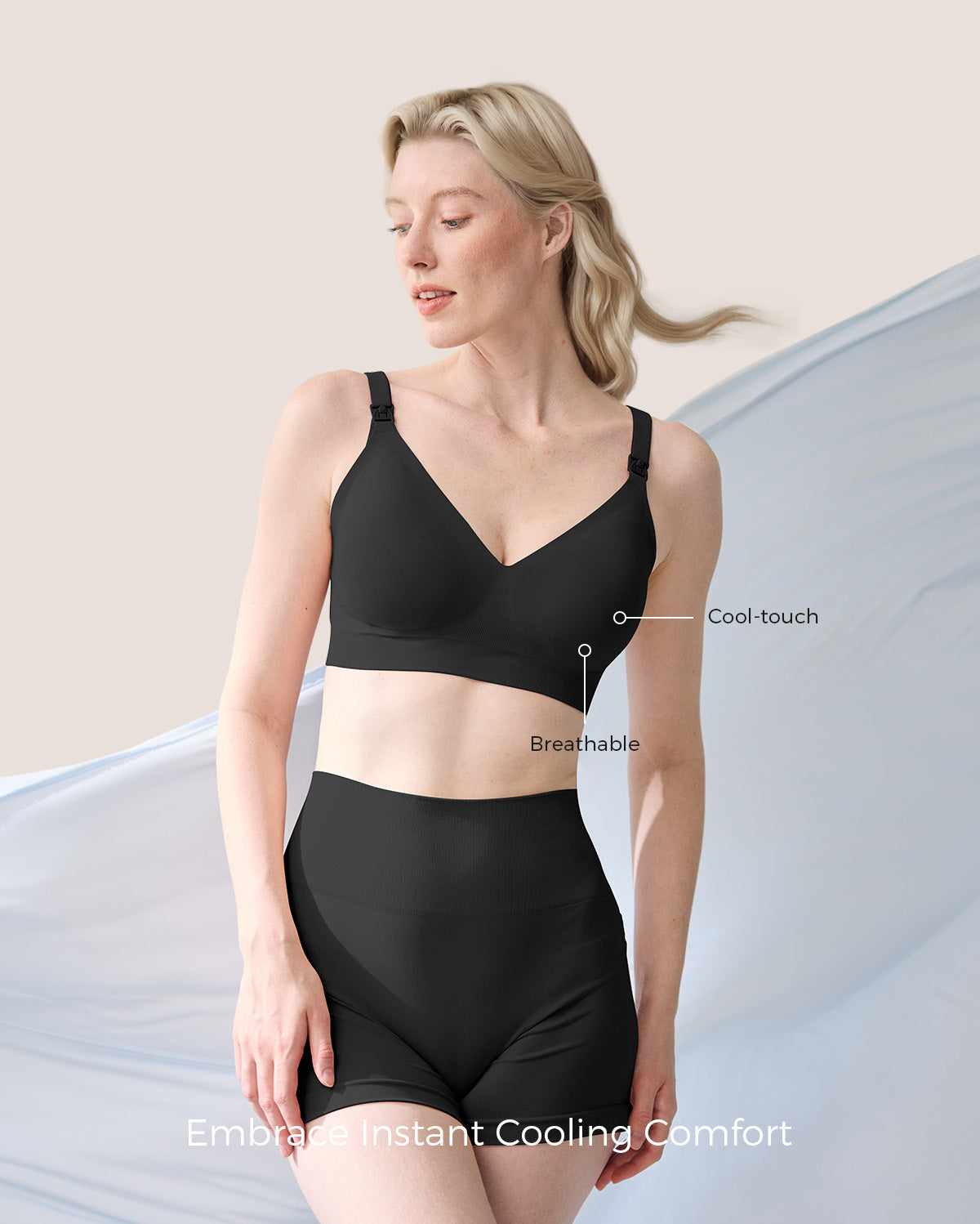 Momcozy CoolFit Nursing Bra—Ultra Stretch