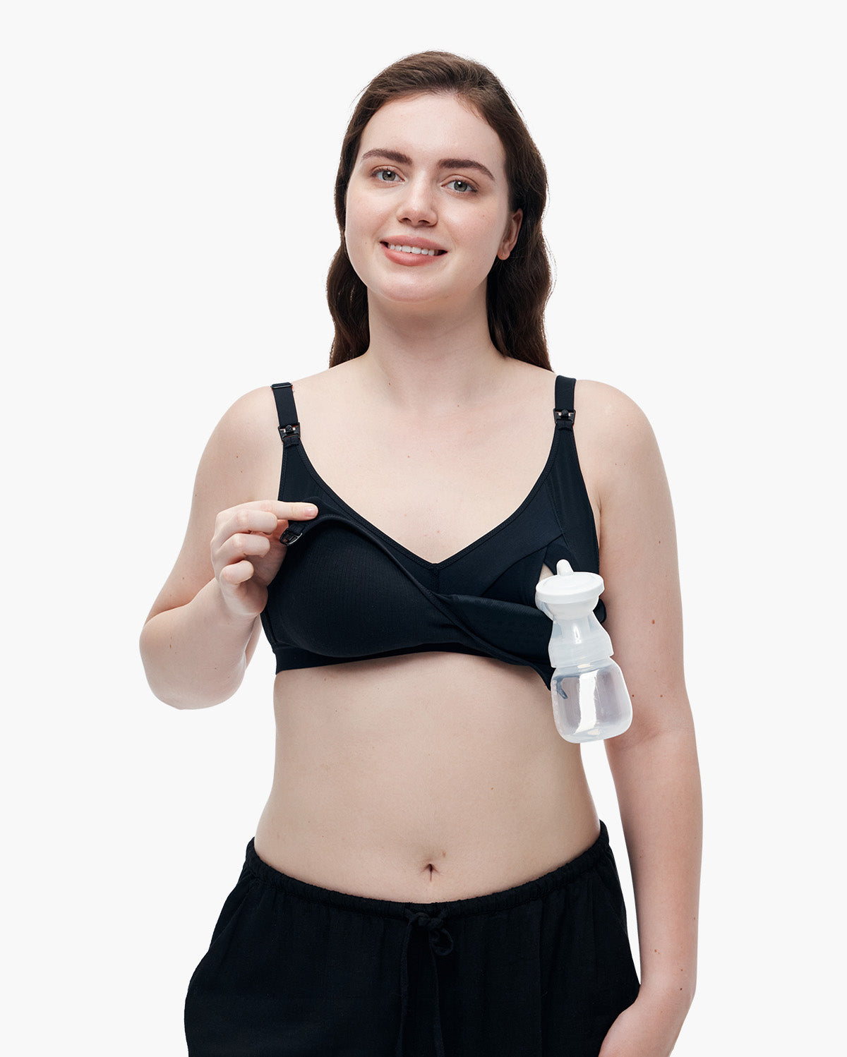 Momcozy Tencel™ Fabric Seamless Breast Pump Bra