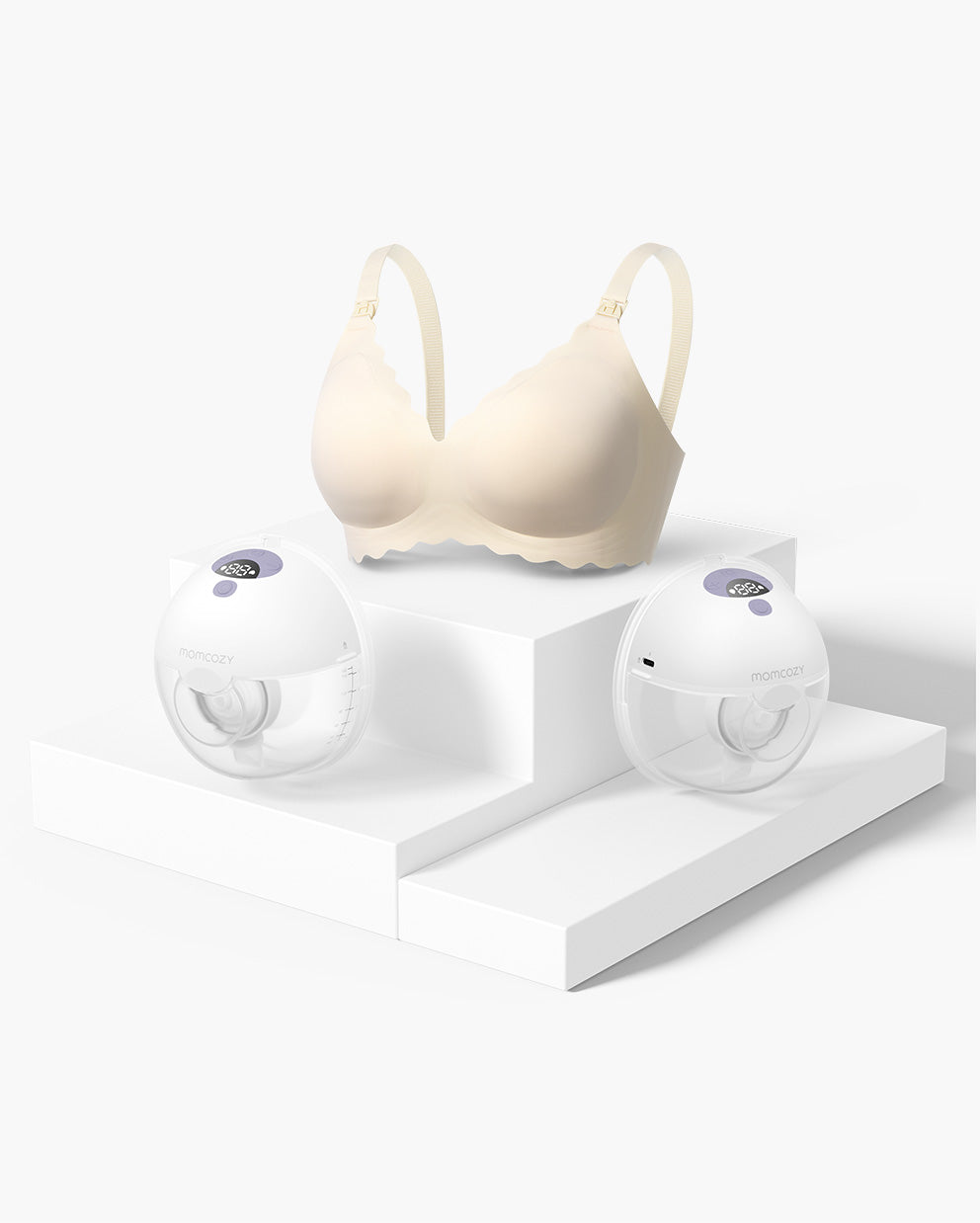 M5 BH Bundle: Zwei M5 kabellose, freihändige Milchpumpen und Jelly Strip BH(YN46)