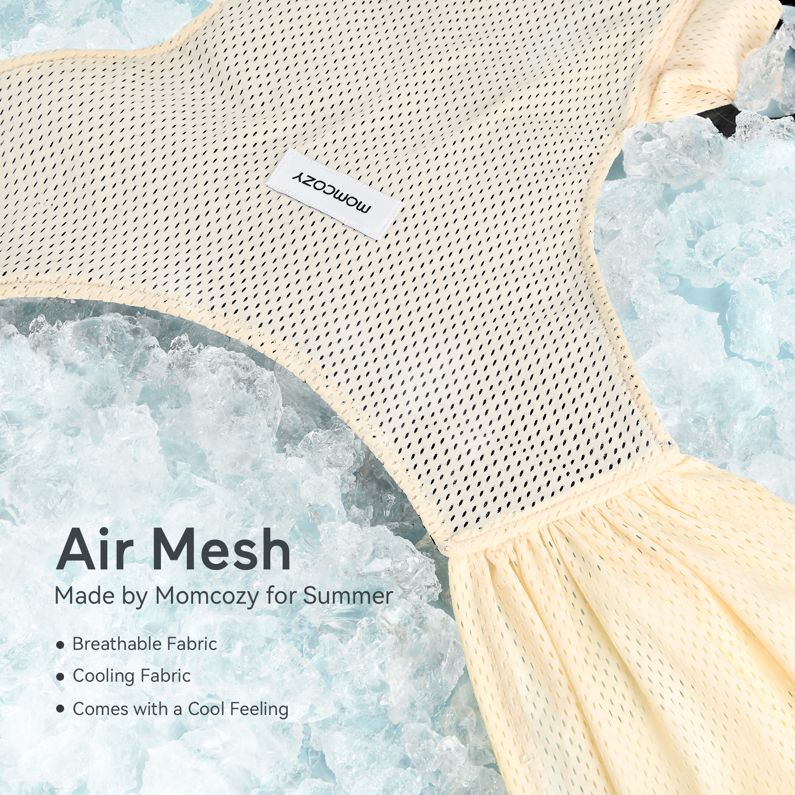 Momcozy SnapLite Kühlendes Mesh Tragetuch