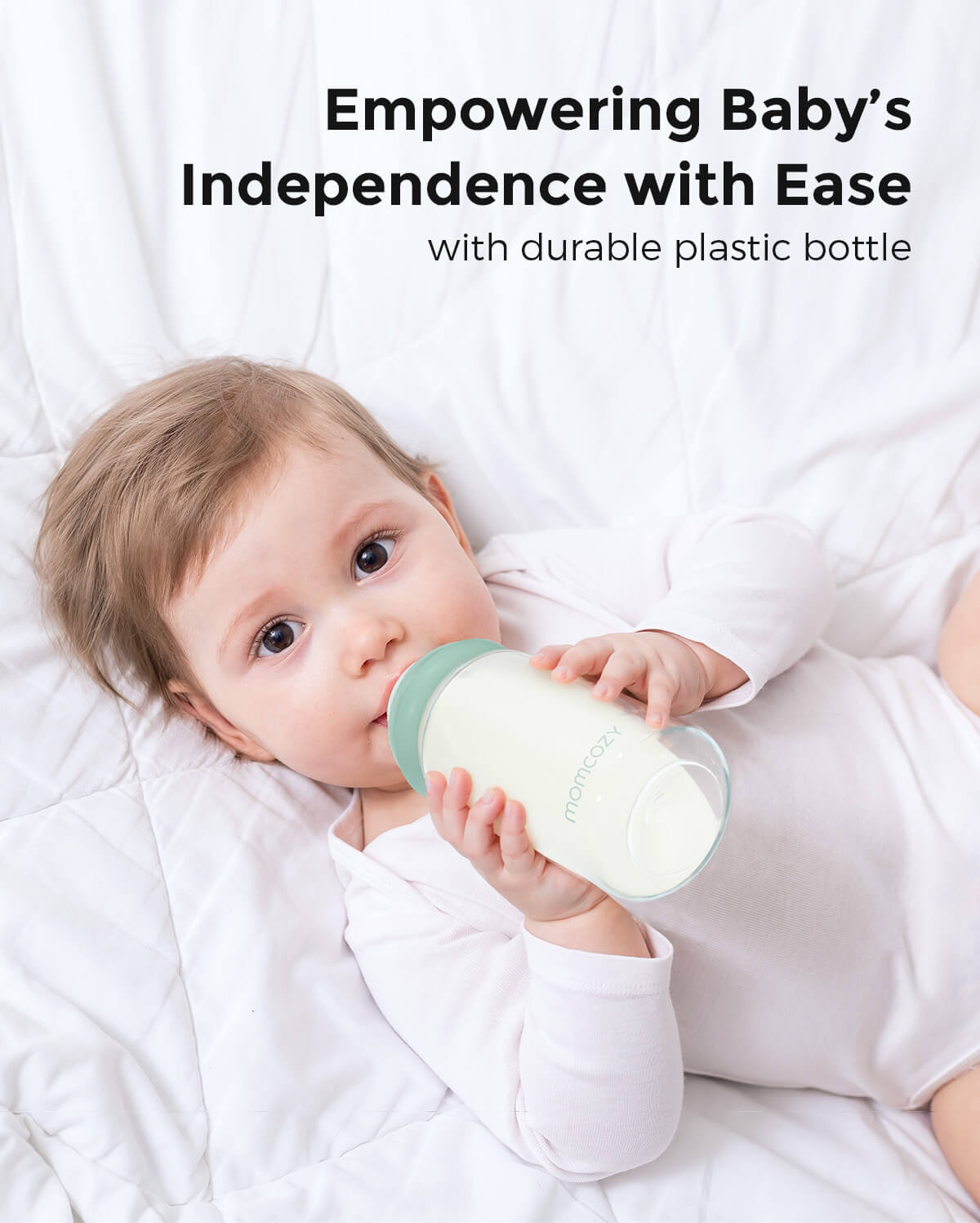 Natural Baby Bottle Compatible with Momcozy Cooler, 4PCS
